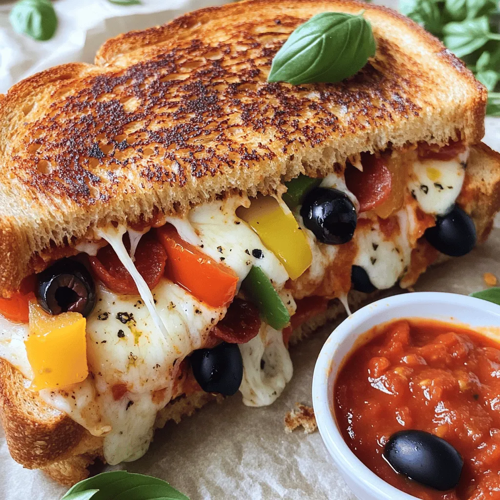 Für mein leckeres Pizza-Grilled Cheese benötigst du: