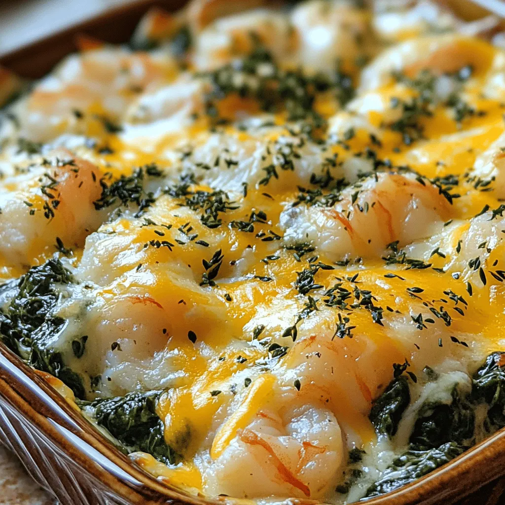 - <strong>Garnelen und Krabbenfleisch:</strong> Diese Meeresfrüchte geben dem Dip viel Geschmack. Sie sind auch reich an Proteinen. Verwende frische Garnelen, wenn möglich, für den besten Geschmack. Das Krabbenfleisch sollte gut abgetropft sein.” /></p>
</p>
<h2>Varianten</h2>
</p>
<h3>Gesunde Alternativen</h3>
<p>Wenn du auf der Suche nach gesünderen Optionen für deinen Shrimp and Crab Spinach Dip bist, gibt es viele Möglichkeiten. Du kannst fettarmen Frischkäse und saure Sahne verwenden. Diese Alternativen reduzieren die Kalorien und den Fettgehalt, ohne den Geschmack zu verlieren.</p>
</p>
<p>Eine weitere spannende Option ist, den Dip vegan zu machen. Ersetze die Garnelen und das Krabbenfleisch durch Kichererbsen oder Linsen. Nutze Pflanzensahne und veganen Frischkäse. So bleibt der Dip cremig und lecker, auch ohne tierische Produkte.</p>
</p>
<h3>Kulinarische Variationen</h3>
<p>Experimentiere mit verschiedenen Gewürzen, um den Geschmack zu intensivieren. Füge zum Beispiel etwas Cayennepfeffer hinzu, wenn du es scharf magst. Oder verwende frische Kräuter wie Basilikum oder Estragon für einen neuen Twist.</p>
</p>
<p>Du kannst den Dip auch an saisonale Zutaten anpassen. Im Frühling kannst du Spargel oder Erbsen hinzufügen. Im Herbst passen Kürbis oder Süßkartoffeln gut dazu. Diese Variationen bringen frische Aromen in dein Gericht und machen es noch interessanter.</p>
</p>
<p>Für mehr Details und eine vollständige Anleitung, schau dir das [Full Recipe] an.</p>
</p>
</p>
<h2>Lagerungshinweise</h2>
</p>
<h3>Reste aufbewahren</h3>
</p>
<p>Um Reste von deinem Shrimp und Crab Spinach Dip zu lagern, benutze einen luftdichten Behälter. Stelle sicher, dass der Dip vollständig abgekühlt ist, bevor du ihn in den Kühlschrank stellst. So bleibt er frisch und lecker. Du kannst den Dip bis zu drei Tage im Kühlschrank aufbewahren. Wenn du mehr Zeit brauchst, kannst du ihn auch einfrieren. Gib den Dip in einen gefriergeeigneten Behälter, lasse etwas Platz für die Ausdehnung und schließe ihn gut. So hält er sich bis zu drei Monate.</p>
</p>
<h3>Wiedererwärmung</h3>
</p>
<p>Zum Aufwärmen des Dips gibt es eine einfache Methode. Du kannst ihn in der Mikrowelle oder im Ofen aufwärmen. In der Mikrowelle einfach in einem passenden Behälter für ein paar Minuten erhitzen. Rühre den Dip zwischendurch um, damit er gleichmäßig warm wird. Wenn du den Dip im Ofen aufwärmen möchtest, heize ihn auf 180°C vor und backe ihn etwa 10 Minuten lang. Achte darauf, dass der Dip nicht austrocknet. Du möchtest, dass er frisch und cremig bleibt.</p>
</p>
<h2>FAQs</h2>
</p>
<h3>Wie lange kann ich den Dip im Kühlschrank aufbewahren?</h3>
<p>Der Dip bleibt im Kühlschrank etwa 3 bis 5 Tage frisch. Packe ihn fest in einen Behälter. So bleibt er lecker und vermeidet Gerüche. Ich empfehle, den Dip vor dem Servieren gut umzurühren. So bekommst du die beste Textur und den vollen Geschmack.</p>
</p>
<h3>Kann ich gefrorene Garnelen verwenden?</h3>
<p>Ja, du kannst gefrorene Garnelen verwenden. Achte darauf, sie vorher gut abzutauen. Dies hilft, die Garzeit zu verkürzen. Gefrorene Garnelen brauchen etwas länger zum Garen. Überprüfe die Garnelen, bis sie rosa und durchgegart sind. So hast du einen köstlichen Dip.</p>
</p>
<h3>Was sind alternative Beilagen zu diesem Dip?</h3>
<p>Es gibt viele leckere Beilagen, die gut zu diesem Dip passen. Hier sind ein paar Ideen:</p>
<p>– Tortilla-Chips</p>
<p>– Baguette-Scheiben</p>
<p>– Gemüsesticks wie Karotten oder Sellerie</p>
<p>– Knusprige Cracker</p>
<p>Diese Beilagen sind perfekt, um den Dip zu genießen. Sie bringen Abwechslung und Spaß auf den Tisch.</p>
</p>
<p>Dieser Blogbeitrag zeigt, wie man einen köstlichen Dip mit Garnelen und Krabben zubereitet. Wir haben die besten Zutaten und Gewürze besprochen. Außerdem gab es eine Schritt-für-Schritt-Anleitung und hilfreiche Tipps für die Zubereitung und Lagerung.</p>
</p>
<p>Nutzen Sie die Ideen für Variationen und passen Sie den Dip Ihrem Geschmack an. Mit den richtigen Beilagen und einem schönen Präsentationsstil wird Ihr Dip zum Hit bei jedem Anlass. So können Sie mit Leichtigkeit ein ganz neues Geschmackserlebnis schaffen.</p>
</div>