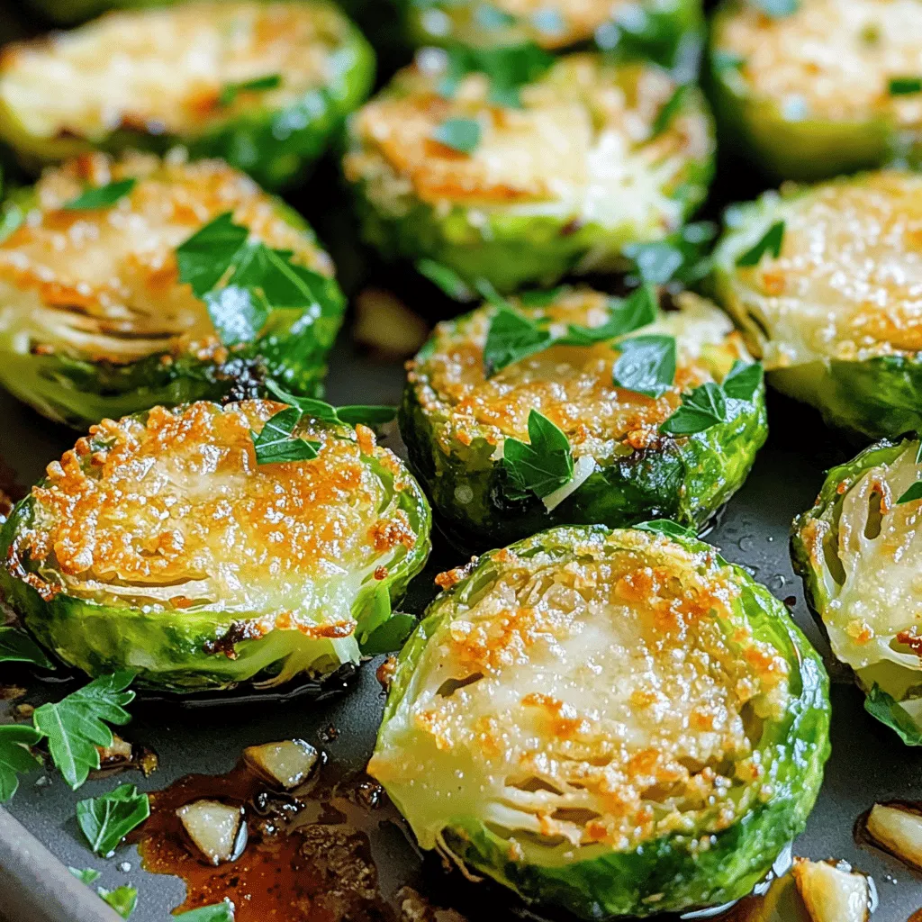 - 450 g Rosenkohl, halbiert - 4 Knoblauchzehen, fein gehackt - 60 g geriebener Parmesan-Käse - 45 ml Olivenöl - 1 Teelöffel Salz - 1/2 Teelöffel schwarzer Pfeffer - 1 Teelöffel geräuchertes Paprikapulver - 30 ml Balsamico-Essig (optional) - Frische Petersilie, gehackt zur Garnitur Für dieses Rezept benutze ich frischen Rosenkohl. Er hat einen tollen Geschmack und ist knackig. Der Knoblauch bringt viel Aroma. Ich hacke ihn fein, damit der Geschmack gut verteilt wird. Parmesan-Käse gibt der Röstung eine salzige Note und macht sie cremig. Das Olivenöl sorgt dafür, dass alles schön bräunt. Salz und Pfeffer sind wichtig für den Geschmack. Das geräucherte Paprikapulver gibt eine leichte Rauchnote. Wenn ich Balsamico-Essig hinzufüge, wird es süß und sauer. Frische Petersilie kommt oben drauf. Sie sieht schön aus und schmeckt frisch. Die Zutaten sind einfach zu finden. Sie sind in jedem Supermarkt erhältlich. Wenn du die Röstungen zubereitest, achte darauf, die Rosenkohl gleichmäßig zu schneiden. So garen sie gleichmäßig. Du kannst die ganze Liste im Full Recipe nachlesen. Heize deinen Ofen auf 200°C vor. Dies ist der erste Schritt für perfekte Röstungen. Während der Ofen aufheizt, bereite die Zutaten vor. Halbiere 450 g Rosenkohl und hacke 4 Knoblauchzehen fein. Diese Zutaten sind die Basis für deinen Geschmack. Mische auch 60 g geriebenen Parmesan-Käse bereit. Das macht alles noch leckerer. Nimm eine große Schüssel und füge die vorbereiteten Zutaten hinzu. Gib 45 ml Olivenöl, 1 Teelöffel Salz, 1/2 Teelöffel schwarzen Pfeffer und 1 Teelöffel geräuchertes Paprikapulver dazu. Vermenge alles gut. Achte darauf, dass jeder Rosenkohl gut mit der Marinade bedeckt ist. Dies bringt viel Geschmack in dein Gericht. Verteile die Mischung gleichmäßig auf ein mit Backpapier belegtes Backblech. Achte darauf, dass die Rosenkohl nicht übereinander liegen. Röste sie im Ofen für 20 Minuten. Nach 20 Minuten nimm das Blech heraus. Streue den geriebenen Parmesan gleichmäßig über die Röstungen. Stelle die Röstzeit auf weitere 10 bis 15 Minuten ein. Die Rosenkohl sollten zart sein und der Käse goldbraun und knusprig. Wenn du magst, träufle 30 ml Balsamico-Essig kurz vor dem Servieren darüber. Zum Schluss garniere mit frisch gehackter Petersilie. Für die vollständige Zubereitung der Knoblauch Parmesan Röstungen von Rosenkohl sieh dir das [Full Recipe]. Um die optimale Konsistenz zu erreichen, solltest du die Rosenkohl gut schneiden. Halbiere sie, damit sie gleichmäßig garen. Lege sie auf ein Backblech, ohne sie zu überlappen. So röstet jeder Rosenkohl gleichmäßig und wird schön knusprig. Achte darauf, den Ofen auf 200°C vorzuheizen. Das sorgt für eine perfekte Röstung. Wenn der Käse goldbraun ist, sind sie meist fertig. Du kannst mit verschiedenen Gewürzen spielen. Füge etwas Thymian oder Rosmarin hinzu, um eine frische Note zu erhalten. Wenn du es schärfer magst, probiere etwas Cayennepfeffer. Ein Spritzer Zitrone am Ende bringt Frische. Balsamico-Essig gibt einen tollen süßen Kontrast. Wähle die Gewürze, die dir am besten gefallen. Serviere die Knoblauch Parmesan Röstungen von Rosenkohl als Beilage. Sie passen gut zu Fleischgerichten oder Fisch. Auch zu Pasta sind sie eine gute Wahl. Du kannst die Röstungen auch als Snack genießen. Sie schmecken warm oder bei Zimmertemperatur lecker. Denk daran, sie mit frischer Petersilie zu garnieren. Das sieht toll aus und schmeckt frisch. {{image_4}} Wenn Sie etwas Abwechslung wollen, probieren Sie verschiedene Käsesorten. Feta oder Ziegenkäse bringen einen neuen Geschmack. Für eine vegane Option nutzen Sie pflanzlichen Käse. Diese Alternativen sind lecker und bieten unterschiedliche Aromen. Sie können auch ganz auf Käse verzichten und die Röstung einfach mit Gewürzen verfeinern. Fügen Sie Nüsse für einen knusprigen Biss hinzu. Mandeln oder Walnüsse passen gut. Getrocknete Früchte wie Cranberries oder Aprikosen bringen Süße und eine schöne Farbe. Diese Zutaten machen das Gericht noch interessanter. Experimentieren Sie mit verschiedenen Kombinationen, um Ihre perfekte Mischung zu finden. Die Zutaten können je nach Saison variieren. Im Frühling probieren Sie frische Kräuter wie Schnittlauch oder Basilikum. Im Herbst können Sie Kürbis oder Süßkartoffeln hinzufügen. Diese saisonalen Anpassungen machen Ihr Gericht lebendiger und frischer. Nutzen Sie die Vielfalt der Jahreszeiten, um neue Geschmäcker zu entdecken. Um die Knoblauch Parmesan Röstungen von Rosenkohl frisch zu halten, lagern Sie die Reste in einem luftdichten Behälter. Lassen Sie die Röstungen zuerst auf Zimmertemperatur abkühlen. Danach können Sie den Behälter in den Kühlschrank stellen. So bleiben die Aromen erhalten. Wenn Sie die Röstungen länger aufbewahren möchten, empfehlen sich die nächsten Schritte. Wenn Sie die Röstungen aufwärmen, verwenden Sie den Ofen für besten Geschmack. Heizen Sie den Ofen auf 180°C vor. Legen Sie die Röstungen auf ein Backblech und erwärmen Sie sie für 10 bis 15 Minuten. So werden sie wieder knusprig. Wenn Sie mögen, sprühen Sie etwas Olivenöl darüber, um den Geschmack zu intensivieren. Die Mikrowelle ist weniger ideal, da sie die Röstungen weich macht. Im Kühlschrank halten sich die Röstungen etwa 3 bis 5 Tage. Wenn Sie sie im Gefrierschrank lagern, können sie bis zu 3 Monate halten. Achten Sie darauf, sie gut zu verpacken, um Gefrierbrand zu vermeiden. Vor dem Verzehr auftauen und wie oben beschrieben aufwärmen. So bleibt der köstliche Geschmack erhalten. Wenn Sie die Röstungen frisch genießen möchten, empfehle ich, sie nach dem Rezept zu machen und sofort zu servieren. Für das vollständige Rezept besuchen Sie bitte die [Full Recipe]. Die Vorbereitungszeit für Knoblauch Parmesan Röstungen von Rosenkohl beträgt nur 10 Minuten. Die gesamte Kochzeit ist 25 Minuten. Das macht eine Gesamtzeit von 35 Minuten. In dieser Zeit werden die Rosenkohl zart und der Käse knusprig. Ja, Sie können die Röstungen im Voraus machen. Bereiten Sie die Rosenkohl und die Marinade wie im Rezept beschrieben vor. Lagern Sie die Mischung in einem luftdichten Behälter im Kühlschrank. Sie bleibt bis zu zwei Tage frisch. Rösten Sie die Mischung einfach, wenn Sie bereit sind zu servieren. Die Röstungen passen gut zu verschiedenen Hauptgerichten. Hier sind einige Ideen: - Gegrilltes Hähnchen oder Fisch - Pasta mit Pesto oder Tomatensauce - Reisgerichte, z.B. Risotto - Ein frischer, grüner Salat Diese Beilagen ergänzen die Aromen der Röstungen perfekt. Diese Anleitung zeigt, wie man schmackhaften Rosenkohl zubereitet. Die Hauptzutaten wie Knoblauch und Parmesan geben viel Geschmack. Tipps helfen, die perfekte Röstung zu erreichen. Variationen bieten kreative Ideen für jeden Geschmack. Die Lagerung ist einfach, sodass Reste lange halten. Rosenkohl ist nicht nur lecker, sondern auch gesund. Experimentiere mit verschiedenen Aromen und genieße dein Gericht!