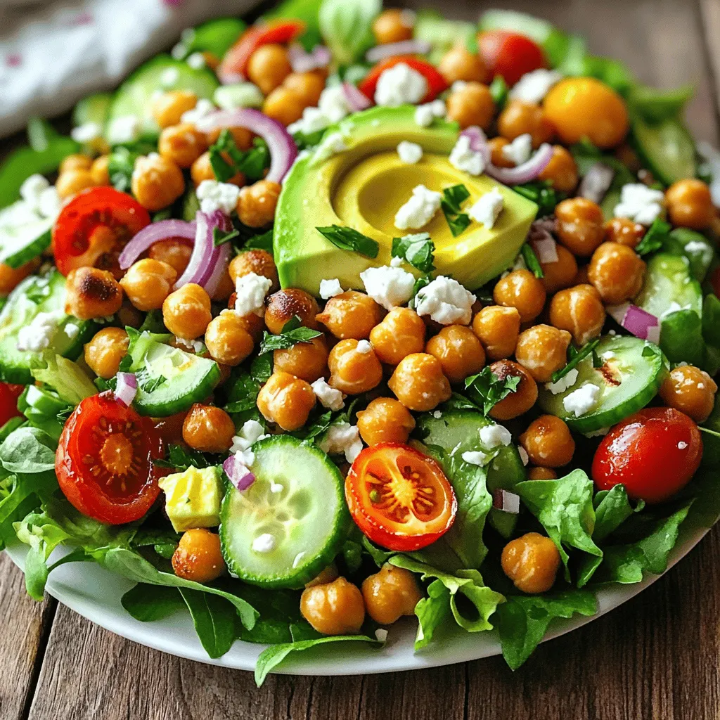 Für den perfekten Kichererbsensalat brauche ich einige einfache Zutaten. Hier ist die Liste: - 1 Dose (425 g) Kichererbsen, abgetropft und abgespült - 4 Tassen gemischte Blattsalate (Spinat, Rucola, Romanasalat) - 1 Tasse Cherrytomaten, halbiert - 1 Gurke, gewürfelt - 1/4 rote Zwiebel, dünn geschnitten - 1 Avocado, in Scheiben geschnitten - 1/4 Tasse Feta-Käse, zerbröselt (optional) Diese Zutaten sorgen für einen frischen und knackigen Salat. Die Kichererbsen geben Protein und die Blattsalate bringen Vitamine. Die anderen Zutaten fügen Geschmack und Textur hinzu. Die richtigen Gewürze machen den Salat lebendig. Hier sind die Gewürze, die ich verwende: - 2 Esslöffel Olivenöl - 1 Teelöffel geräuchertes Paprikapulver - 1/2 Teelöffel Knoblauchpulver - 1/4 Teelöffel Cayennepfeffer (optional für Schärfe) - Salz und Pfeffer nach Geschmack Das geräucherte Paprikapulver bringt ein tiefes Aroma. Der Cayennepfeffer gibt eine kleine Schärfe, die gut passt. Diese Gewürze helfen, die Kichererbsen richtig gut zu würzen. Ein gutes Dressing macht alles besser. Für mein Dressing nehme ich: - 2 Esslöffel Zitronensaft - 1 Esslöffel Tahini - Frische Petersilie, gehackt zum Garnieren Das Dressing bringt Frische und einen nussigen Geschmack. Zitronensaft sorgt für die Säure, die den Salat aufhellt. Die Petersilie ist ein schöner Farbklecks und gibt einen frischen Geschmack. Für die vollständige Zubereitung, schau dir die Full Recipe an! Zuerst heize deinen Ofen auf 200°C vor. Nimm eine Dose Kichererbsen und öffne sie. Gieße die Kichererbsen ab und spüle sie gut ab. Das hilft, den Geschmack zu verbessern. In einer großen Schüssel vermische die Kichererbsen mit 2 Esslöffeln Olivenöl. Füge 1 Teelöffel geräuchertes Paprikapulver, 1/2 Teelöffel Knoblauchpulver und 1/4 Teelöffel Cayennepfeffer hinzu. Mische alles gut durch. Würze mit Salz und Pfeffer nach Geschmack. Jetzt bereite die Salatbasis vor. In einer großen Rührschüssel vermischst du 4 Tassen gemischte Blattsalate, 1 Tasse halbierte Cherrytomaten, 1 gewürfelte Gurke und 1/4 dünn geschnittene rote Zwiebel. Diese Mischung sorgt für Farbe und Crunch. Für das Dressing nimm eine kleine Schüssel. Mische 2 Esslöffel Zitronensaft mit 1 Esslöffel Tahini. Verquirle alles gut und gieße es über den Salat. Mische die Zutaten vorsichtig, damit sie nicht zerdrückt werden. Die Kichererbsen sind jetzt bereit. Backe sie 25-30 Minuten im Ofen, bis sie knusprig sind. Rühre sie nach der Hälfte der Zeit um. Lass sie nach dem Backen kurz abkühlen. Gib die knusprigen Kichererbsen zur Salatmischung. Toppe den Salat mit Avocadoscheiben und zerbröseltem Feta-Käse, wenn du magst. Garnieren kannst du mit frischer Petersilie. Der Salat sieht so einladend aus! Für die volle Anleitung schaue dir das Full Recipe an. Um die Kichererbsen knusprig zu bekommen, sind einige Schritte wichtig. Zuerst, trockne die Kichererbsen gut ab. Feuchtigkeit macht sie weich. Dann mische sie mit dem Olivenöl und den Gewürzen in einer Schüssel. Verteile die Kichererbsen gleichmäßig auf einem Backblech. Achte darauf, dass sie sich nicht überlappen. Backe sie bei 200°C für 25-30 Minuten. Rühre sie nach 15 Minuten um, damit sie gleichmäßig garen. So bekommst du eine perfekte Knusprigkeit. Die Präsentation macht viel aus. Serviere den Salat in großen, flachen Schalen. So kommen die Farben der Zutaten gut zur Geltung. Lege die Kichererbsen obenauf, damit sie auffallen. Eine Zitronenscheibe an die Seite gibt einen frischen Akzent. Dekoriere mit frischer Petersilie, um dem Gericht Leben zu verleihen. Das macht den Salat noch einladender. Das Dressing ist wichtig für den Geschmack. Du kannst kreativ sein und verschiedene Zutaten verwenden. Ein einfaches Dressing aus Zitronensaft und Tahini passt gut. Für mehr Geschmack, füge einen Löffel Honig oder Senf hinzu. Du kannst auch Joghurt verwenden, um es cremiger zu machen. Experimentiere mit Kräutern wie Basilikum oder Dill. So findest du die perfekte Mischung für deinen Geschmack. Für die vollständige Anleitung und die besten Tipps, schau dir das [Full Recipe] an. {{image_4}} Du kannst die Gemüse im Salat leicht ändern. Füge gerne Paprika, Karotten oder Radieschen hinzu. Diese bringen mehr Farbe und einen knackigen Biss. Brokkoli oder Blumenkohl sind auch großartige Optionen. Dünste sie kurz oder verwende sie roh. So bleibt der Salat frisch und knackig. Möchtest du mehr Protein in deinen Salat? Dann sind Kichererbsen eine gute Wahl. Du kannst auch gegrilltes Hühnchen oder Tofu hinzufügen. Beide bieten einen tollen Geschmack und Nährstoffe. Wenn du es noch einfacher magst, nimm gebratene Garnelen. Sie passen perfekt zu den Kichererbsen. Für eine vegane Option lass den Feta-Käse weg. Du kannst Nüsse oder Samen als Topping nutzen. Diese geben dir einen zusätzlichen Crunch. Achte darauf, glutenfreie Zutaten zu nutzen, wenn nötig. Die Kichererbsen sind von Natur aus glutenfrei. So bleibt der Salat für alle geeignet. Schau dir auch das [Full Recipe] an, um noch mehr Ideen zu entdecken! Um die Reste deines Crispy Kichererbsensalats frisch zu halten, lege sie in einen luftdichten Behälter. Du kannst den Salat bis zu drei Tage im Kühlschrank aufbewahren. Stelle sicher, dass die Kichererbsen getrennt von den Blattsalaten bleiben. So bleiben sie knusprig. Wenn du den Salat wieder servierst, füge frische Avocado oder Dressing hinzu, um den Geschmack aufzufrischen. Das Einfrieren von Kichererbsensalat ist nicht ideal. Die Texturen verändern sich, und das Gemüse wird matschig. Wenn du dennoch Reste einfrieren möchtest, tue dies ohne Dressing. Du kannst die Kichererbsen auch separat einfrieren. So kannst du sie später zu einem neuen Salat hinzufügen. Lasse sie vor dem Servieren im Kühlschrank auftauen. Crispy Kichererbsensalat bleibt im Kühlschrank etwa drei Tage frisch. Nach dieser Zeit kann der Salat an Geschmack verlieren und nicht mehr so gut aussehen. Um die Haltbarkeit zu verlängern, lagere die Kichererbsen und das Gemüse separat. So kannst du die besten Aromen länger genießen. Um Kichererbsen selbst zu machen, beginne mit getrockneten Kichererbsen. Du musst sie zuerst einweichen. Lege sie in eine Schüssel mit Wasser für mindestens 8 Stunden. Nach dem Einweichen spülst du sie ab. Koche die Kichererbsen dann in einem großen Topf mit frischem Wasser. Lass sie etwa 1 bis 1,5 Stunden kochen, bis sie weich sind. Du kannst auch eine Dose Kichererbsen verwenden, um Zeit zu sparen. Diese sind schon gekocht und bereit zur Verwendung. Ja, du kannst den Salat im Voraus zubereiten. Die Kichererbsen kannst du einen Tag vorher backen. Stelle sicher, dass sie gut abkühlen, bevor du sie lagerst. Bereite die Salatbasis aus Blattsalat, Tomaten und Gurke auch im Voraus vor. Lagere die Zutaten getrennt im Kühlschrank, um die Frische zu erhalten. Mische alles kurz vor dem Servieren, damit der Salat knusprig bleibt. Zu Kichererbsensalat passen viele leckere Beilagen. Du kannst knuspriges Brot oder Fladenbrot servieren. Auch gegrilltes Gemüse ist eine tolle Option. Für einen herzhaften Touch sind Hummus oder Guacamole perfekt. Wenn du etwas Süßes magst, probiere frisches Obst oder einen Obstsalat. Diese Beilagen ergänzen den Salat und machen das Essen noch köstlicher. Der Kichererbsensalat ist einfach zuzubereiten und sehr gesund. Wir haben die besten Zutaten für den Salat besprochen, wie Kichererbsen, frisches Gemüse und leckere Gewürze. Außerdem gab es Tipps für knusprige Kichererbsen und verschiedene Dressing-Varianten. Denke daran, wie du Reste lagern und den Salat einfrieren kannst. Die Anpassungsmöglichkeiten sind endlos! Mit diesem Wissen bist du bereit, den perfekten Kichererbsensalat zu machen. Viel Spaß beim Ausprobieren und Teilen!