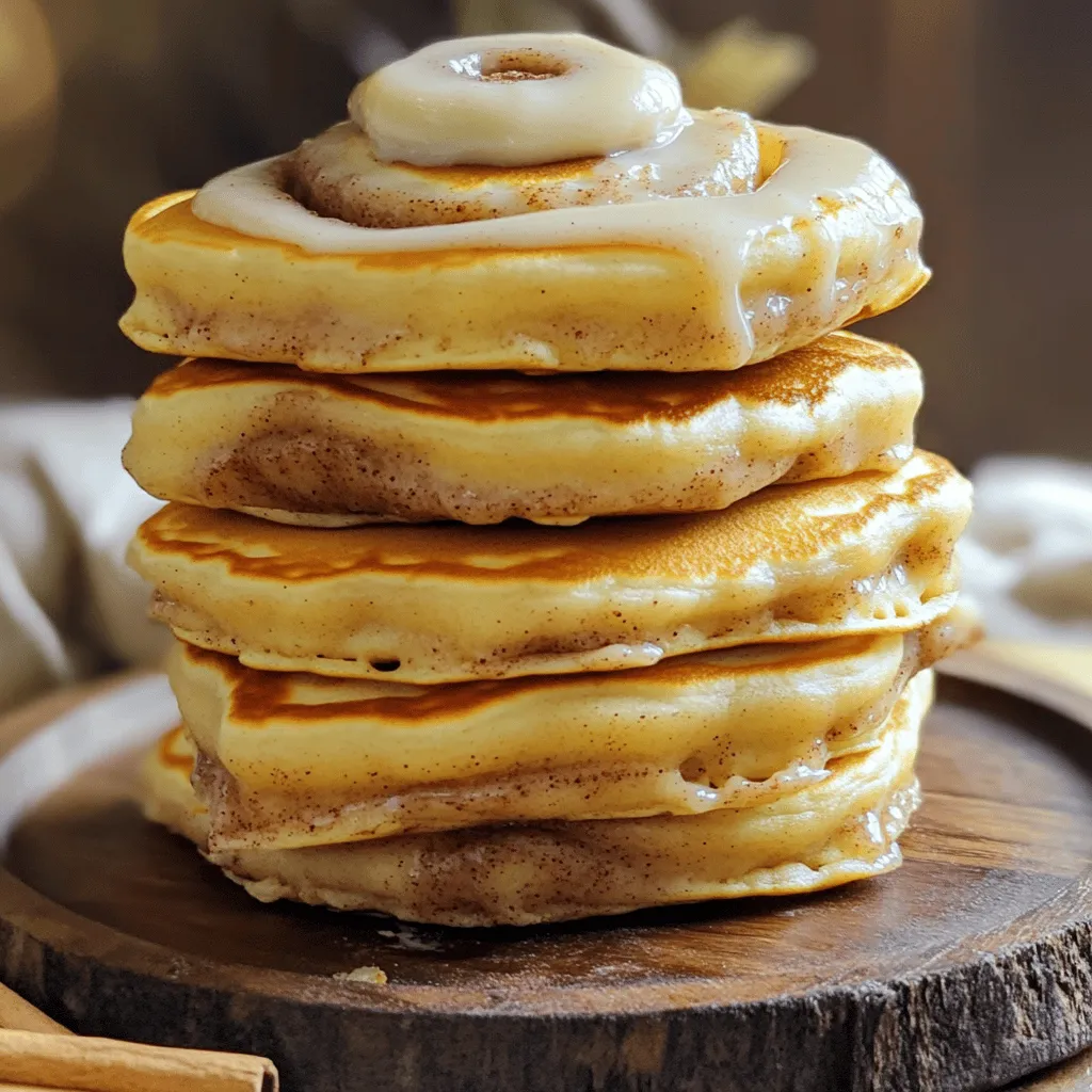 Für die Zimtschnecken-Pfannkuchen brauchst du: - 1 Tasse Weizenmehl - 2 Esslöffel Zucker - 1 Esslöffel Backpulver - 1/2 Teelöffel Salz - 1 Tasse Milch - 1 großes Ei - 2 Esslöffel geschmolzene Butter Diese Zutaten bilden die Basis für deine Pfannkuchen. Das Weizenmehl sorgt für die richtige Konsistenz. Zucker bringt die Süße. Backpulver lässt die Pfannkuchen locker und fluffig werden. Salz hebt alle Aromen hervor. Milch macht den Teig schön cremig. Das Ei bindet alles zusammen. Schließlich gibt die geschmolzene Butter Geschmack und Feuchtigkeit. Zusätzlich benötigst du: - 1 Teelöffel Vanilleextrakt - 1/4 Tasse brauner Zucker - 1 Esslöffel gemahlener Zimt - 1/4 Tasse Frischkäse, weich - 1/4 Tasse Puderzucker - 1 Esslöffel Milch (für das Zuckerguss) Der Vanilleextrakt bringt ein tolles Aroma. Der braune Zucker und Zimt geben den Pfannkuchen den typischen Zimtschnecken-Geschmack. Frischkäse und Puderzucker bilden die leckere Glasur. Diese Zutaten machen die Pfannkuchen zu etwas ganz Besonderem. Du kannst das vollständige Rezept [Full Recipe] für alle Schritte und Details nachlesen. Mischung der trockenen Zutaten Zuerst nimmst du eine große Schüssel. Füge das Weizenmehl, den Zucker, das Backpulver und das Salz hinzu. Mische alles gut. Achte darauf, dass keine Klumpen bleiben. Mischung der feuchten Zutaten In einer anderen Schüssel vermischst du die Milch, das Ei, die geschmolzene Butter und den Vanilleextrakt. Rühre die feuchten Zutaten gut durch. Gieße die Mischung dann in die Schüssel mit den trockenen Zutaten. Rühre alles kurz, bis gerade so alles vermischt ist. Übermische den Teig nicht! Kombination von Zimt und braunem Zucker Nimm eine kleine Schüssel. Vermenge den braunen Zucker mit dem gemahlenen Zimt. Diese Mischung gibt deinen Pfannkuchen den leckeren Zimtgeschmack. Gießen des Teiges in die Pfanne Heize eine beschichtete Pfanne auf mittlerer Hitze vor. Fette die Pfanne leicht mit Butter oder Öl ein. Gieße etwa 1/4 Tasse des Pfannkuchenteigs in die Pfanne. Hinzufügen der Zimtfüllung Streue schnell einen Teelöffel der Zimtfüllung in einem spiralförmigen Muster auf den Pfannkuchenteig. Mit einem Zahnstocher kannst du leicht durch die Füllung wirbeln. Mische sie nicht zu stark! Wenden und Bräunen der Pfannkuchen Koche die Pfannkuchen, bis sich kleine Blasen auf der Oberfläche bilden. Das dauert etwa 2-3 Minuten. Wende dann die Pfannkuchen und brate sie für weitere 2 Minuten, bis sie goldbraun sind. Wiederhole diesen Schritt mit dem restlichen Teig. Für die vollständige Anleitung und weitere Details schau dir das [Full Recipe] an. - Teig nicht übermischen: Wenn du die trockenen und feuchten Zutaten mischst, rühre nur kurz. Ein wenig Klumpen ist okay. So bleiben die Pfannkuchen fluffig. - Hitze richtig einstellen: Medium Hitze ist ideal. Zu hohe Hitze macht die Außenseite dunkel, während das Innere roh bleibt. - Glasur leicht zubereiten: Mische den soften Frischkäse mit Puderzucker und Milch. Die Glasur sollte flüssig sein, aber nicht zu dünn. - Garnituren hinzufügen: Du kannst die Pfannkuchen mit frischen Früchten, gerösteten Nüssen oder einem Hauch Zimt garnieren. Das gibt einen extra Kick. - Welche Pfannen zu verwenden: Eine beschichtete Pfanne ist perfekt. Sie sorgt dafür, dass die Pfannkuchen nicht kleben. Ein Grill funktioniert auch gut. - Nützliche Utensilien für die Zubereitung: Ein großer Löffel zum Messen des Teigs ist wichtig. Ein Zahnstocher hilft, die Zimtfüllung zu wirbeln, ohne sie zu vermischen. {{image_4}} - Verwende glutenfreies Mehl, um die Pfannkuchen glutenfrei zu machen. - Setze Zuckeralternativen wie Honig oder Agavendicksaft ein. Diese Optionen sind gesünder und süß. - Füge gehackte Nüsse oder Schokolade hinzu, um mehr Textur zu erhalten. - Integriere saisonale Zutaten wie Äpfel oder Kürbis für besonderen Geschmack. - Serviere die Zimtschnecken-Pfannkuchen als Dessert mit Schlagsahne. - Kombiniere sie mit frischen Früchten oder einer Kugel Eis für einen tollen Genuss. Für die genauen Schritte und Mengen, schau dir das Full Recipe an. Lass die Zimtschnecken-Pfannkuchen zuerst abkühlen. Das hilft, die Feuchtigkeit zu halten. Lege sie dann in einen luftdichten Behälter. So bleiben sie frisch und lecker. Du kannst sie auch zwischen Lagen von Backpapier legen. Das verhindert, dass sie zusammenkleben. Wenn du die Pfannkuchen aufwärmen möchtest, benutze die Mikrowelle. Leg sie für etwa 20 bis 30 Sekunden hinein. Du kannst auch einen Toaster benutzen. Stelle ihn auf eine mittlere Stufe und toaste die Pfannkuchen leicht. Beide Methoden machen die Pfannkuchen wieder warm und lecker. Die Zimtschnecken-Pfannkuchen sind im Kühlschrank etwa drei bis vier Tage gut. Wenn du sie länger aufbewahren möchtest, friere sie ein. So kannst du sie bis zu drei Monate lagern. Achte darauf, sie gut einzupacken. So bleiben sie frisch und lecker bis zum Servieren. Zimtschnecken-Pfannkuchen sind eine köstliche Mischung aus Pfannkuchen und Zimtschnecken. Sie verbinden die fluffige Textur von Pfannkuchen mit dem süßen Geschmack von Zimt und Zucker. Die Hauptzutaten sind: - 1 Tasse Weizenmehl - 2 Esslöffel Zucker - 1 Esslöffel Backpulver - 1/2 Teelöffel Salz - 1 Tasse Milch - 1 großes Ei - 2 Esslöffel geschmolzene Butter - 1 Teelöffel Vanilleextrakt - 1/4 Tasse brauner Zucker - 1 Esslöffel gemahlener Zimt Die Zimtfüllung macht diese Pfannkuchen besonders. Sie wird aus braunem Zucker und Zimt gemischt. Damit entsteht ein spiralförmiges Muster, das toll aussieht und gut schmeckt. Ja, du kannst den Teig im Voraus machen. Das spart Zeit am Morgen. Bewahre den Teig in einem abgedeckten Behälter im Kühlschrank auf. Achte darauf, ihn vor dem Backen gut durchzurühren. Der Teig hält sich bis zu 24 Stunden. Wenn du ihn länger aufbewahren möchtest, friere ihn ein. Am besten ist es, den Teig in Portionen einzufrieren. Diese Pfannkuchen haben einen besonderen Geschmack und eine einzigartige Textur. Sie sind süßer und aromatischer als normale Pfannkuchen. Der Zimt bringt eine warme Note, die die ganze Familie lieben wird. Die Zimtfüllung sorgt auch für eine schöne Optik. Normale Pfannkuchen sind oft einfach und neutral im Geschmack. Zimtschnecken-Pfannkuchen sind jedoch ein Fest für die Sinne. Sie sind perfekt für ein gemütliches Frühstück oder einen besonderen Anlass. Du kannst die Zimtschnecken-Pfannkuchen mit einer leichten Frischkäseglasur toppen, um den Genuss zu erhöhen. Zimtschnecken-Pfannkuchen sind eine köstliche Mischung aus dem besten von beiden Welten. Wir haben die Hauptzutaten wie Weizenmehl, Zucker und Milch genutzt. Die Anleitung zeigt, wie du die Pfannkuchen zubereitest und mit leckerer Zimtfüllung füllst. Vergiss nicht die Tipps für perfekte Pfannkuchen. Variiere mit gesunden Alternativen oder saisonalen Zutaten. Lagere Reste richtig und genieße sie später. Diese Pfannkuchen werden sicher ein Hit auf deinem Frühstückstisch. Probier sie aus und entdecke deinen neuen Lieblingsgenuss!