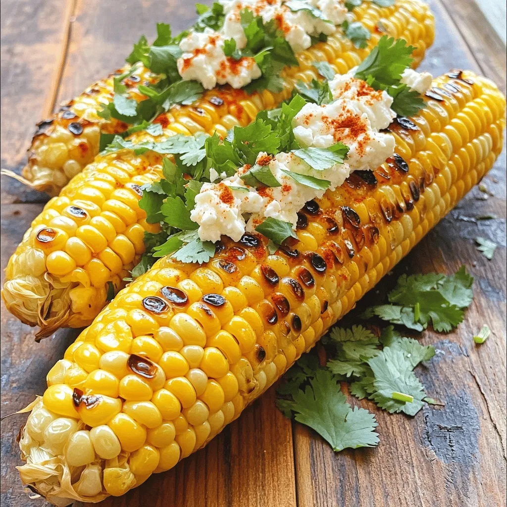 - 4 frische Maiskolben, entblättert - 2 Esslöffel Olivenöl - 1 Teelöffel Chilipulver - 1 Teelöffel geräuchertes Paprikapulver - 1 Teelöffel Knoblauchpulver - 1 Teelöffel Limettenschale, abgerieben - Salz nach Geschmack - Saft von 2 Limetten - Zerbröckelter Feta-Käse (optional) - Frischer Koriander, gehackt Wenn du Chili Lime Grilled Corn zubereitest, brauchst du frische Zutaten. Frische Maiskolben sind der Schlüssel. Sie bringen den süßen Geschmack, den wir lieben. Olivenöl hilft, die Gewürze gut haften zu lassen. Das Chilipulver gibt ein wenig Hitze. Geräuchertes Paprikapulver sorgt für Tiefe und einen tollen Rauchgeschmack. Knoblauchpulver fügt einen herzhaften Kick hinzu. Die zusätzlichen Zutaten bringen das Ganze wirklich zum Leben. Die Limettenschale gibt eine frische Note. Salz macht das Aroma lebendig. Der Limettensaft bringt Säure und Frische. Feta-Käse als Topping ist eine leckere Wahl. Frischer Koriander als Garnitur ist optional, aber er bringt eine schöne Farbe und Geschmack. Für die volle Anleitung kannst du die [Full Recipe] ansehen. Heize deinen Grill auf mittelhohe Hitze vor. Das ist wichtig, um den Mais perfekt zu garen. Während der Grill sich aufheizt, bereite die Marinade vor. In einer kleinen Schüssel mische: - 2 Esslöffel Olivenöl - 1 Teelöffel Chilipulver - 1 Teelöffel geräuchertes Paprikapulver - 1 Teelöffel Knoblauchpulver - 1 Teelöffel Limettenschale, abgerieben - Eine Prise Salz Rühre alles gut um, bis es eine glatte Paste ergibt. Jetzt kommt der spaßige Teil! Nimm die vier frischen Maiskolben und bestreiche sie gleichmäßig mit der Marinade. Achte darauf, dass jeder Kolben gut bedeckt ist. Das sorgt für einen tollen Geschmack beim Grillen. Lege die marinierten Maiskolben auf den Grill. Grill sie für etwa 10 bis 12 Minuten. Wende sie regelmäßig, damit sie gleichmäßig garen und eine schöne Bräunung bekommen. In den letzten ein bis zwei Minuten, presse den Saft von zwei Limetten über die Maiskolben. Das gibt ihnen einen frischen Kick! Nehme die Köstlichkeit dann vom Grill und lasse sie kurz abkühlen. Du kannst sie jetzt nach Belieben mit zerbröckeltem Feta-Käse und frisch gehacktem Koriander garnieren. Für die vollständige Anleitung schaue dir das Full Recipe an. Die Grillzeit ist wichtig für zartes Gemüse. Maiskolben brauchen etwa 10 bis 12 Minuten. Wenden Sie sie regelmäßig, damit sie gleichmäßig garen. So erhalten Sie die perfekte Grillmarkierung. Grillen Sie bei mittlerer Hitze. Zu hohe Hitze kann den Mais verbrennen. Ein häufiger Fehler ist zu viel Marinade. Zu viel Flüssigkeit kann das Grillen erschweren. Benutzen Sie die Marinade sparsam. Achten Sie auch auf die Temperatur. Zu hohe oder zu niedrige Temperaturen führen zu ungleichmäßigem Garen. Nutzen Sie ein Grillthermometer, um die Hitze zu prüfen. Servieren Sie den Grillmais mit frischem Koriander und Limettenscheiben. Diese Beilagen bringen Farbe und Frische. Gute Getränke-Paarungen sind Limonade oder ein fruchtiger Weißwein. Sie passen gut zu diesem Gericht. Experimentieren Sie mit verschiedenen Beilagen, um das Essen zu bereichern. Eine frische Salsa oder ein leichter Salat sind auch tolle Ideen. {{image_4}} Sie können neue Aromen ausprobieren. Asiatische Gewürze wie Sojasauce oder Ingwer passen gut. Mediterrane Aromen mit Oregano und Zitronen können ebenfalls toll sein. Scharfe Varianten mit mehr Chili bringen den Kick. Fügen Sie Honig hinzu, um die süße Note zu betonen. Mischen Sie die Gewürze nach Ihrem Geschmack. Wenn Sie vegan sind, gibt es tolle Alternativen. Verwenden Sie zerbröckelten Tofu statt Feta-Käse. Das gibt einen ähnlichen Geschmack und ist pflanzlich. Sie können auch veganen Joghurt verwenden, um die Frische zu verstärken. So bleibt das Gericht lecker und tierfreundlich. Für mehr Tiefe können Sie gerösteten Knoblauch hinzufügen. Das gibt ein rauchiges Aroma. Frische Kräuter wie Petersilie oder Schnittlauch bringen Farbe und Geschmack. Peperoni geben einen tollen Biss. Spielen Sie mit diesen Zutaten und entdecken Sie neue Geschmackskombinationen. Wenn Sie Chili Lime Grilled Corn zubereiten und Reste haben, bewahren Sie diese richtig auf. Kühlen Sie den übrig gebliebenen Grillmais schnell ab. Wickeln Sie die Kolben in Frischhaltefolie oder geben Sie sie in einen luftdichten Behälter. So bleibt der Geschmack frisch. Im Kühlschrank bleibt der Grillmais bis zu drei Tage genießbar. Wenn Sie länger aufbewahren möchten, frieren Sie den Grillmais ein. Schneiden Sie die Kolben in Stücke. Legen Sie die Stücke in Gefrierbeutel und drücken Sie die Luft heraus. So können Sie den Grillmais bis zu drei Monate aufbewahren. Aufbewahrter Grillmais ist vielseitig. Sie können ihn in anderen Gerichten verwenden. Fügen Sie ihn zu Salaten, Tacos oder Eintöpfen hinzu. Er gibt jedem Gericht einen frischen, würzigen Kick. Wenn es Zeit ist, den Mais wieder zu erhitzen, nutzen Sie den Grill, um den besten Geschmack zu erzielen. Grillen Sie die Maisstücke für einige Minuten. So erhalten sie eine knusprige Textur. Alternativ können Sie die Stücke in einer Pfanne mit etwas Öl erhitzen. Auch das sorgt für einen leckeren Grillgeschmack. Für das vollständige Rezept schauen Sie sich die [Full Recipe] an. Die Zubereitung dauert etwa 10 Minuten. Das Grillen braucht 10 bis 12 Minuten. Insgesamt sind es nur 25 Minuten von Start bis Ende. So schnell können Sie eine tolle Beilage genießen. Ja, Sie können den Grillmais im Ofen machen. Heizen Sie den Ofen auf 200 Grad Celsius vor. Legen Sie die marinierten Maiskolben auf ein Backblech. Grillen Sie sie 20 bis 25 Minuten. Wenden Sie die Kolben einmal, um eine gleichmäßige Bräunung zu erreichen. Die Schärfe hängt von Ihrem Geschmack ab. Beginnen Sie mit mildem Chilipulver. Fügen Sie nach Bedarf mehr hinzu. Wenn Sie es schärfer mögen, können Sie frische Chili oder schärferes Pulver verwenden. So findet jeder den perfekten Grad für sich. Ja, Chili Lime Grilled Corn ist gesund. Mais ist eine gute Quelle für Ballaststoffe. Er enthält auch viele Vitamine und Mineralien. Olivenöl bietet gesunde Fette. Der Limettensaft bringt frische und Vitamine. Kombiniert ist es eine leckere und nahrhafte Beilage. Chili Lime Grilled Corn ist einfach und lecker. Wir haben frische Zutaten und einfache Schritte besprochen. Gute Grillvorbereitung ist wichtig für den besten Geschmack. Mit unseren Tipps vermeiden Sie häufige Fehler und finden tolle Variationen. Nutzen Sie Reste kreativ und genießen Sie diesen Sommer-Genuss. Diese köstliche Beilage passt zu vielen Gerichten. Probieren Sie es aus und lassen Sie sich überraschen!
