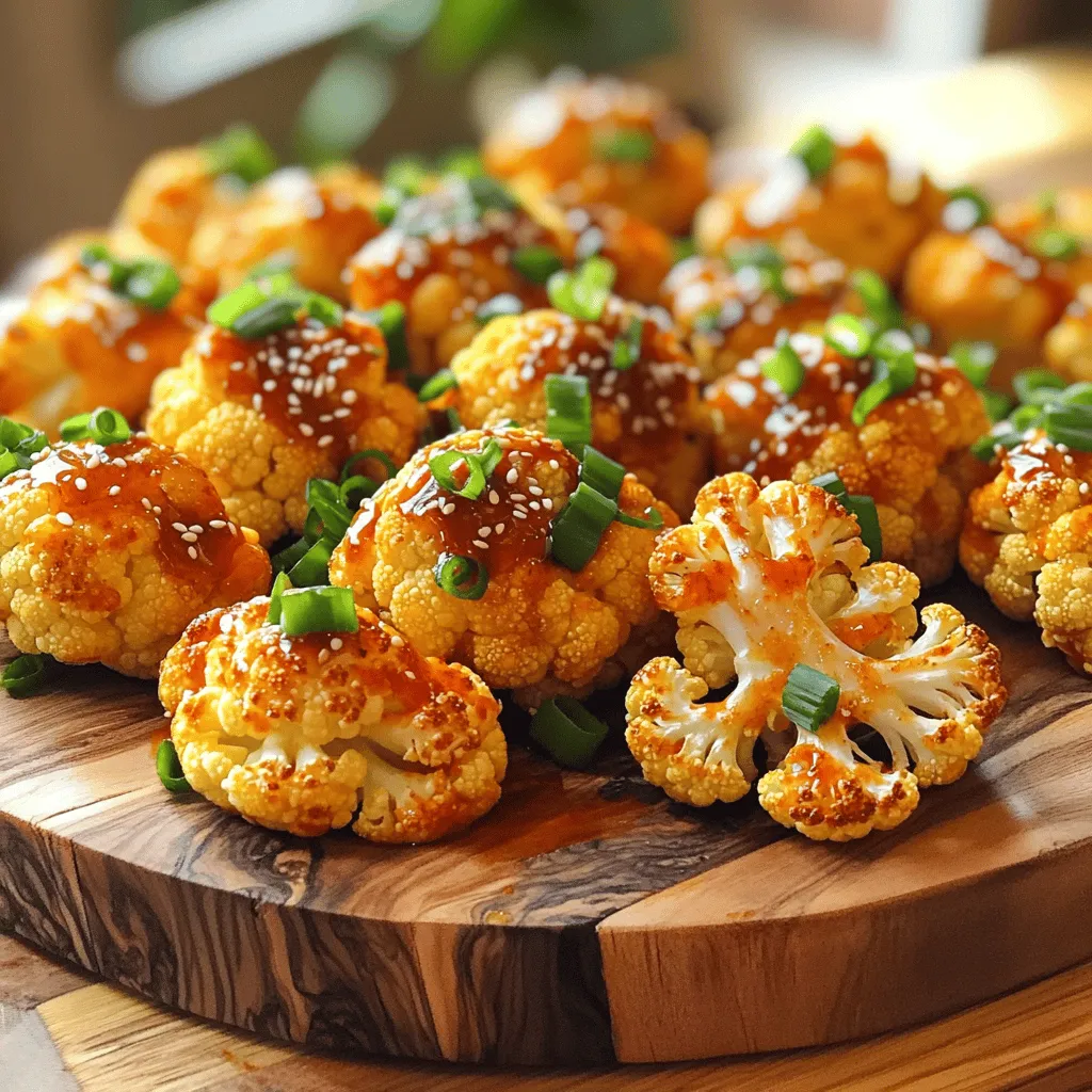 Für dieses Rezept benötigst du: - 1 mittelgroßen Blumenkohl, in Röschen zerteilt - 3 Esslöffel Sriracha-Sauce - 2 Esslöffel Olivenöl - 1 Esslöffel Honig oder Agavensirup - 1 Teelöffel Knoblauchpulver - 1 Teelöffel Zwiebelpulver - 1 Teelöffel geräuchertes Paprika - Salz und Pfeffer nach Geschmack - 2 Frühlingszwiebeln, gehackt (zum Garnieren) - Sesamsamen (zum Garnieren) Diese Zutaten machen den Blumenkohl würzig und knusprig. Sriracha bringt die Schärfe, während Honig die Süße hinzufügt. Du kannst die Zutaten je nach Saison anpassen. Im Sommer sind frische Kräuter wie Koriander oder Basilikum toll. Im Herbst füge Kürbisgewürz hinzu, um eine warme Note zu schaffen. Im Winter probiere geröstete Nüsse für extra Crunch. Achte beim Einkauf auf frischen Blumenkohl. Die Röschen sollten fest und grün sein. Wenn die Blätter frisch und knusprig sind, ist die Qualität hoch. Wähle auch hochwertige Sriracha-Sauce. Prüfe das Ablaufdatum, um die beste Frische zu erhalten. Für die vollständige Zubereitung schau dir das [Full Recipe] an. Zuerst heizen Sie Ihren Ofen auf 220°C (425°F) vor. Nehmen Sie ein Backblech und legen Sie es mit Backpapier aus. In einer großen Schüssel vermischen Sie die Sriracha-Sauce, das Olivenöl, den Honig oder Agavensirup, das Knoblauchpulver, das Zwiebelpulver sowie das geräucherte Paprika. Fügen Sie Salz und Pfeffer hinzu und rühren Sie gut um. Dies sorgt dafür, dass alle Aromen gut vermischt sind. Dann nehmen Sie die Blumenkohlröschen und geben sie in die Schüssel. Werfen Sie die Röschen in der würzigen Mischung, bis jedes Röschen gleichmäßig überzogen ist. Verteilen Sie die Blumenkohlröschen gleichmäßig auf dem Backblech. Achten Sie darauf, dass sie in einer einzigen Schicht liegen, damit sie gleichmäßig garen. Backen Sie den Blumenkohl im vorgeheizten Ofen für 25 bis 30 Minuten. In dieser Zeit wird der Blumenkohl zart und bekommt eine goldbraune Farbe. Nach etwa der Hälfte der Backzeit sollten Sie die Röschen umdrehen. So können sie auf allen Seiten knusprig werden. Nutzen Sie einen großen Löffel oder eine Zange, um die Blumenkohlröschen vorsichtig zu wenden. Achten Sie darauf, dass Sie die Röschen nicht zerdrücken. Ein sanftes Wenden reicht aus, um eine schöne Karamellisierung zu erreichen. Wenn Sie das Blech aus dem Ofen nehmen, lassen Sie den Blumenkohl für ein paar Minuten abkühlen. Garnieren Sie ihn dann mit den gehackten Frühlingszwiebeln und Sesamsamen. Für die vollständige Zubereitung schauen Sie sich das Full Recipe an. Um knusprigen Blumenkohl zu machen, achte auf die Dicke der Röschen. Schneide sie gleich groß, etwa 2,5 cm. Dadurch garen sie gleichmäßig. Ein weiterer wichtiger Punkt ist, sie nicht zu dicht auf das Blech zu legen. Lass Platz zwischen den Röschen, damit die heiße Luft zirkulieren kann. Ein heißer Ofen ist auch wichtig. Wir heizen ihn auf 220 °C vor. Das sorgt für eine tolle Karamellisierung. Wenn du es milder magst, mische die Sriracha mit Joghurt oder Mayonnaise. Das macht die Sauce cremig und weniger scharf. Du kannst auch verschiedene Chilisaucen ausprobieren. Eine Chipotle-Sauce gibt einen rauchigen Geschmack. Für eine fruchtige Note, füge etwas Ananassaft oder Mangopüree hinzu. Experimentiere mit deinen Lieblingszutaten. Es gibt viele Wege, den Geschmack zu verändern. Serviere den Sriracha-Blumenkohl warm. Er schmeckt toll als Vorspeise oder Beilage. Kombiniere ihn mit Reis oder Quinoa für eine volle Mahlzeit. Ein frischer Salat passt gut dazu. Du kannst auch einen Dip wie Joghurt-Sauce anbieten. Das mildert die Schärfe und ergänzt den Geschmack. Wenn du mehr crunch möchtest, streue geröstete Nüsse oder Kichererbsen darüber. So wird dein Gericht noch interessanter. Für das komplette Rezept schau dir die [Full Recipe] an. {{image_4}} Um deinen würzigen Sriracha-Blumenkohl noch nahrhafter zu machen, füge einige Gemüse hinzu. Brokkoli passt gut dazu. Auch Karotten oder Paprika bringen Farbe und Geschmack. Diese Gemüse sind reich an Vitaminen. Du kannst sie einfach mit dem Blumenkohl mischen, bevor du alles backst. Experimentiere mit verschiedenen Gewürzen. Zwiebelpulver kann durch Kreuzkümmel ersetzt werden. Kurkuma gibt dem Gericht eine goldene Farbe und einen besonderen Geschmack. Wenn du andere Saucen verwendest, probiere BBQ-Sauce oder Teriyaki-Sauce aus. So erhältst du neue Geschmäcker und Variationen. Würziger Blumenkohl ist super als Beilage. Er passt gut zu Reis oder Quinoa. Auch ein frischer Salat ergänzt das Gericht. Serviere es mit Joghurt oder einer Avocado-Creme für einen tollen Kontrast. So schaffst du eine ausgewogene Mahlzeit, die lecker und gesund ist. Für das komplette Rezept schaue dir den [Full Recipe] an. Um deinen würzigen Sriracha-Blumenkohl frisch zu halten, lagere ihn in einem luftdichten Behälter. Das schützt ihn vor Feuchtigkeit und Gerüchen. Lass den Blumenkohl zuerst abkühlen, bevor du ihn verpackst. So bleibt er knusprig. Wenn du den Blumenkohl aufwärmen möchtest, benutze den Ofen oder eine Pfanne. Heiz den Ofen auf 180°C (350°F) vor. Lege den Blumenkohl auf ein Backblech und erhitze ihn für 10-15 Minuten. So bleibt er knusprig. In der Pfanne kannst du etwas Öl hinzufügen und den Blumenkohl bei mittlerer Hitze erwärmen. Das sorgt für den besten Geschmack und Textur. Im Kühlschrank hält sich der Blumenkohl etwa 3-5 Tage. Achte darauf, dass der Behälter gut verschlossen ist. Wenn du ihn länger aufbewahren möchtest, kannst du ihn einfrieren. Im Gefrierschrank bleibt der Blumenkohl bis zu 3 Monate frisch. Verwende einen gefriergeeigneten Behälter. Wenn du ihn später genießen möchtest, tau ihn über Nacht im Kühlschrank auf, bevor du ihn erhitzt. Sriracha hat eine mittlere Schärfe. Sie liegt bei etwa 1.000 bis 2.500 Scoville-Einheiten. Zum Vergleich: Tabasco hat etwa 2.500 bis 5.000 Scoville-Einheiten. Sriracha ist also weniger scharf als Tabasco, aber schärfer als viele andere Saucen. Viele Menschen schätzen den Geschmack von Sriracha und ihre angenehme Schärfe. Sie passt gut zu vielen Gerichten. Du kannst sie leicht nach deinem Geschmack anpassen. Ja, du kannst Blumenkohl auch in der Pfanne anbraten. Er wird dabei knusprig und lecker. Schneide ihn in kleine Röschen. Erhitze etwas Öl in einer großen Pfanne. Füge die Blumenkohlröschen hinzu und brate sie an. Rühre sie oft um, damit sie gleichmäßig garen. Du kannst auch etwas Sriracha-Sauce hinzufügen, um den Geschmack zu intensivieren. Das Pfannenbraten dauert etwa 10 bis 15 Minuten. Blumenkohl ist sehr nahrhaft. Er ist reich an Vitaminen und Mineralstoffen. Zum Beispiel enthält er viel Vitamin C. Dieses Vitamin stärkt dein Immunsystem. Blumenkohl hat auch Ballaststoffe, die gut für die Verdauung sind. Außerdem hat er wenig Kalorien und viele Antioxidantien. Diese helfen, deinen Körper gesund zu halten. Blumenkohl kann auch das Risiko von Krankheiten senken. Er ist eine tolle Wahl für eine gesunde Ernährung. Für das vollständige Rezept, siehe [Full Recipe]. Um einen würzigen Sriracha-Blumenkohl zuzubereiten, haben wir Zutaten, Anleitungen und Tipps besprochen. Ich hoffe, diese Schritte helfen dir, ein tolles Gericht zu kochen. Denke daran, frische Zutaten zu wählen. Perfekt gegarter Blumenkohl ist knusprig und lecker. Variiere die Saucen und probiere neue Beilagen aus. Lagere die Reste richtig, um ihren Geschmack zu bewahren. Sei mutig, experimentiere und genieße dein Essen!