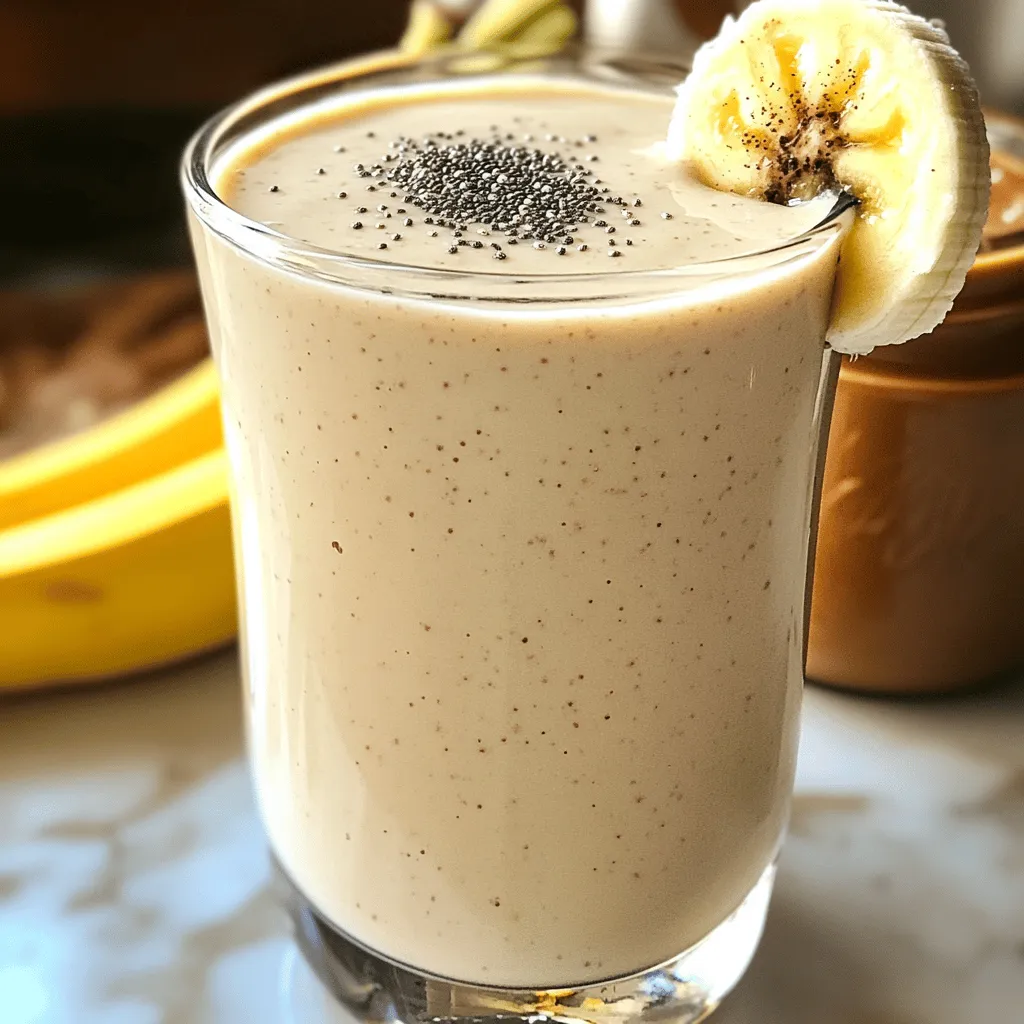 - 1 Messlöffel Vanille-Protein-Pulver - 1 Tasse ungesüßte Mandelmilch - 1 reife Banane, gefroren - 2 Esslöffel Mandelmus - 1 Esslöffel Chiasamen - 1 Teelöffel Vanilleextrakt - 1 Esslöffel Ahornsirup (optional) - Eine Prise Zimt - Eiswürfel (optional) Um einen leckeren Vanilla Almond Protein Smoothie zu machen, wählen Sie frische Zutaten. Der wichtigste Bestandteil ist das Vanille-Protein-Pulver. Dieses Pulver gibt dem Smoothie Geschmack und Nährstoffe. Die ungesüßte Mandelmilch macht den Smoothie cremig. Sie hat auch einen milden Geschmack, der gut mit anderen Zutaten harmoniert. Eine gefrorene Banane sorgt für eine süße und köstliche Basis. Ich empfehle, die Banane vorher einzufrieren. So wird der Smoothie noch kälter und erfrischender. Das Mandelmus bringt gesunde Fette mit. Es fügt auch eine reichhaltige Textur hinzu. Chiasamen sind eine tolle Ergänzung. Sie sind reich an Ballaststoffen und Omega-3-Fettsäuren. Vanilleextrakt verstärkt den Vanillegeschmack. Ahornsirup kann die Süße erhöhen, ist aber optional. Eine Prise Zimt gibt einen warmen, aromatischen Geschmack. Wenn Sie einen dickeren Smoothie möchten, fügen Sie Eiswürfel hinzu. Dies ist besonders an heißen Tagen angenehm. Die Zutaten sind einfach zu finden und gesund. Nutzen Sie die Full Recipe, um alle Schritte für die Zubereitung zu sehen. Beginnen Sie mit der ungesüßten Mandelmilch. Gießen Sie eine Tasse in den Mixer. Fügen Sie die gefrorene Banane hinzu. Diese sorgt für eine cremige Textur. Geben Sie zwei Esslöffel Mandelmus dazu. Es gibt dem Smoothie einen leckeren Geschmack. Dann fügen Sie einen Messlöffel Vanille-Protein-Pulver hinzu. Die Chiasamen kommen als nächstes, gefolgt vom Vanilleextrakt. Wenn Sie eine süßere Note wollen, geben Sie einen Esslöffel Ahornsirup dazu. Eine Prise Zimt rundet den Geschmack ab. Jetzt ist es Zeit zu mixen. Stellen Sie den Mixer auf hohe Geschwindigkeit. Mischen Sie alles gut, bis die Masse gleichmäßig und cremig wird. Wenn Sie es dicker mögen, fügen Sie ein paar Eiswürfel hinzu. Mixen Sie weiter, bis alles gut vermischt ist. Probieren Sie den Smoothie, um den Geschmack zu prüfen. Wenn er Ihnen nicht süß genug ist, fügen Sie mehr Ahornsirup hinzu. Mischen Sie nach dem Hinzufügen erneut kurz. So erreichen Sie die perfekte Süße, die Sie mögen. Gießen Sie den fertigen Smoothie in ein Glas und genießen Sie ihn sofort für den besten Geschmack. Für das komplette Rezept, schauen Sie sich das [Full Recipe] an. Um die perfekte Konsistenz für Ihren Vanilla Almond Protein Smoothie zu erreichen, sollten Sie gefrorene Zutaten verwenden. Eine gefrorene Banane sorgt für eine cremige Textur. Sie können auch Eiswürfel hinzufügen, um den Smoothie dicker zu machen. Achten Sie darauf, die Menge anzupassen, je nach Ihrem Geschmack. Wenn Sie eine flüssigere Konsistenz möchten, fügen Sie einfach mehr Mandelmilch hinzu. Variationen in der Textur können den Genuss steigern. Probieren Sie, die Chiasamen vorher in Wasser einzuweichen. So erzeugen sie eine gelartige Konsistenz, die den Smoothie noch interessanter macht. Sie können zusätzliche Zutaten hinzufügen, um den Nährwert zu steigern. Probieren Sie Spinat oder Grünkohl für mehr Vitamine. Diese Zutaten fügen keine starken Aromen hinzu, sondern machen den Smoothie gesünder. Superfoods sind eine großartige Wahl, um den Smoothie aufzuwerten. Chiasamen sind ein Beispiel. Sie enthalten viele Nährstoffe und helfen, den Smoothie sättigender zu machen. Auch Hanfsamen oder Protein-Pulver sind gute Optionen. So wird Ihr Smoothie nicht nur lecker, sondern auch nahrhaft. Für das vollständige Rezept schauen Sie bitte hier: [Full Recipe]. {{image_4}} Für Schokoladenliebhaber Wenn du Schokolade magst, füge einfach einen Esslöffel Kakaopulver hinzu. Das gibt dem Smoothie einen reichen, schokoladigen Geschmack. Du kannst auch Schokoladen-Protein-Pulver verwenden, um die Schokoladennote zu verstärken. Fruchtige Varianten Möchtest du etwas Fruchtiges? Füge eine Handvoll Beeren oder eine halbe Mango hinzu. Diese Früchte bringen einen frischen Geschmack und sind sehr gesund. Du kannst auch etwas Spinat für einen grünen Smoothie hinzufügen, ohne den Geschmack zu ändern. Vegane Alternativen Alle Zutaten in diesem Rezept sind bereits vegan. Achte jedoch darauf, dass das Protein-Pulver pflanzlich ist. Glutenfreie Optionen Dieses Rezept ist von Natur aus glutenfrei, da alle verwendeten Zutaten glutenfrei sind. Das macht es ideal für Menschen mit Glutenunverträglichkeit. Low-Carb Alternativen Für eine low-carb Version kannst du die Banane weglassen. Stattdessen kannst du Avocado verwenden. Avocado bringt eine cremige Textur ohne viele Kohlenhydrate. Wenn du mehr über die Zubereitung erfahren möchtest, kannst du die vollständige Anleitung im Full Recipe nachlesen. Um den Vanilla Almond Protein Smoothie frisch zu halten, gibt es einige einfache Tipps. - Kühlschranklagerung: Du kannst den Smoothie bis zu zwei Tage im Kühlschrank aufbewahren. Stelle sicher, dass du ihn in einem luftdichten Behälter lagerst. So bleibt der Geschmack und die Frische erhalten. Vor dem Trinken einfach gut schütteln oder umrühren. - Einfrieren für längere Haltbarkeit: Möchtest du den Smoothie länger aufbewahren? Gieße ihn in Eiswürfelformen und friere ihn ein. So hast du immer einen schnellen Snack oder eine Basis für andere Rezepte. Du kannst die gefrorenen Würfel einfach in den Mixer geben, wann immer du einen Smoothie möchtest. Der Vanilla Almond Protein Smoothie ist nicht nur lecker, sondern auch vielseitig. Hier sind einige Ideen, wie du ihn wiederverwenden kannst: - Smoothie als Zutat in anderen Gerichten: Verwende den Smoothie als Basis für Haferflocken oder Müsli. Füge ihn zu Joghurt hinzu, um einen gesunden Snack zu kreieren. Du kannst sogar den Smoothie in Pfannkuchen oder Waffeln einmixen, um ihnen einen nahrhaften Kick zu geben. Ein Vanilla Almond Protein Smoothie hat etwa 300 bis 400 Kalorien. Die genaue Anzahl hängt von den Zutaten ab. Wenn du mehr oder weniger Süßes hinzufügst, kann dies die Kalorienzahl ändern. Du kannst die Kalorien auch senken, indem du den Ahornsirup weglässt. Viele Leute finden, dass dieser Smoothie nahrhaft ist und gut für Snacks oder Frühstück. Ja, du kannst das Mandelmus weglassen. Der Smoothie bleibt lecker und nahrhaft. Wenn du kein Mandelmus hast, probiere Erdnussbutter oder Sonnenblumenkernbutter. Diese Alternativen geben ebenfalls einen tollen Geschmack. Der Smoothie wird durch das Fehlen des Mandelmuses etwas weniger cremig, aber du kannst mehr Banane hinzufügen, um die Textur zu verbessern. Ja, dieser Smoothie ist gut für eine Diät. Er enthält gesunde Fette, Eiweiß und Ballaststoffe. Diese Nährstoffe helfen, dich satt zu halten. Wenn du auf Zucker achtest, kannst du den Ahornsirup weglassen. Du kannst auch die Banane durch eine halbe ersetzen, um die Kalorien zu reduzieren. Der Smoothie ist auch glutenfrei und vegan, was ihn zu einer tollen Wahl macht. Probiere ihn aus und passe ihn an deine Bedürfnisse an! Dieser Blogbeitrag gab dir eine klare Übersicht für einen Vanille-Almond-Protein-Smoothie. Du hast die Zutaten, die Zubereitung und nützliche Tipps kennengelernt. Variationen helfen, das Rezept deinem Geschmack oder deiner Diät anzupassen. Außerdem weißt du jetzt, wie du den Smoothie lagerst und wiederverwendest. Nutze diese Anleitungen und genieße deinen Smoothie in vollen Zügen! Hab Spaß beim Ausprobieren und Variieren deiner Kreationen!