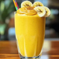 Um einen perfekten Peanut Butter Banana Smoothie zu machen, brauchst du einige einfache Zutaten. Diese Zutaten sind: - 2 reife Bananen - 2 Esslöffel cremige Erdnussbutter - 1 Tasse Mandelmilch (oder Milch nach Wahl) - 1/2 Tasse griechischer Joghurt (natur oder Vanille) - 1 Esslöffel Honig (optional, nach Geschmack anpassen) - 1/2 Teelöffel Vanilleextrakt - 1/4 Teelöffel Zimt (optional) - Eiswürfel (nach Bedarf) Mit diesen Zutaten bereitest du einen cremigen und gesunden Smoothie zu. Die Bananen geben süße, natürliche Energie. Die Erdnussbutter sorgt für Protein und gesunde Fette. Die Mandelmilch macht den Smoothie leicht und nahrhaft. Die Wahl der Erdnussbutter ist wichtig. Achte auf natürliche Erdnussbutter. Diese enthält keine zusätzlichen Zucker oder Öle. Du kannst auch Erdnussbutter mit einem hohen Nussanteil wählen. So bekommst du den besten Geschmack und die besten Nährstoffe. Wenn du magst, probiere auch verschiedene Sorten, wie crunchy oder smooth. Wähle reife Bananen für den besten Geschmack. Reife Bananen haben eine gelbe Schale mit kleinen braunen Flecken. Diese Bananen sind süßer und cremiger. Vermeide grüne Bananen, da sie weniger süß und schwer zu mixen sind. Wenn du keine reifen Bananen hast, lass sie ein paar Tage bei Raumtemperatur liegen. Sie werden schnell reif und bereit für deinen Smoothie. Für die vollständige Anleitung, um diesen köstlichen Smoothie zuzubereiten, schau dir das Full Recipe an. Zuerst schäle die reifen Bananen. Schneide sie in grobe Stücke. Nimm alle anderen Zutaten bereit. Du brauchst Erdnussbutter, Mandelmilch, griechischen Joghurt, Honig, Vanilleextrakt und Zimt. Diese Zutaten machen den Smoothie lecker und gesund. Gib die Bananenstücke in den Mixer. Füge die Erdnussbutter hinzu. Dann kommen die Mandelmilch und der griechische Joghurt. Wenn du magst, kannst du auch Honig, Vanilleextrakt und Zimt hinzufügen. Mixe alles bei hoher Geschwindigkeit. Achte darauf, dass die Mischung glatt und cremig wird. Wenn du einen dickeren Smoothie möchtest, füge ein paar Eiswürfel hinzu. Mixe erneut, bis alles gut vermischt ist. Probiere den Smoothie. Wenn er nicht süß genug ist, kannst du mehr Honig hinzufügen. Mixe noch einmal kurz. Gieße den Smoothie in Gläser. Garniere ihn nach Wunsch mit Bananenscheiben oder einer Prise Zimt oben drauf. Ein dekorativer Strohhalm macht das Trinken noch schöner. Serviere den Smoothie sofort für den besten Geschmack. Genieße diesen cremigen Traum-Smoothie mit Erdnussbutter und Banane. Du wirst ihn lieben! Wenn du die vollständige Anleitung suchst, sieh dir das Full Recipe an. Du kannst die Süße deines Smoothies leicht anpassen. Wenn du es süßer magst, füge mehr Honig hinzu. Wenn du weniger Süße willst, lass den Honig einfach weg. Die Reife der Bananen beeinflusst auch die Süße. Reife Bananen sind süßer und bringen mehr Geschmack. Für die Konsistenz kannst du Eiswürfel hinzufügen. Mehr Eis macht den Smoothie dicker. Wenn du einen flüssigeren Smoothie magst, füge einfach mehr Mandelmilch hinzu. Mixe alles gut, bis die Mischung cremig ist. Die Balance zwischen Erdnussbutter und Bananen ist wichtig. Verwende zwei reife Bananen und zwei Esslöffel Erdnussbutter. So bekommst du den vollen Geschmack. Der griechische Joghurt sorgt für eine cremige Textur und fügt Proteine hinzu. Mandelmilch macht den Smoothie leicht und nussig. Wenn du magst, kannst du auch Vanilleextrakt und Zimt hinzufügen. Diese Zutaten bringen mehr Tiefe in den Geschmack. Achte darauf, die Zutaten gut zu kombinieren, damit alles gleichmäßig verteilt ist. Ein Hochleistungsmixer ist ideal für einen cremigen Smoothie. Er püriert die Bananen und die Erdnussbutter perfekt. Wenn du einen normalen Mixer hast, mixe die Zutaten länger. Du kannst auch in mehreren Durchgängen mixen, um die gewünschte Konsistenz zu erreichen. Ein guter Mixer zerkleinert Eiswürfel leicht. Das macht deinen Smoothie erfrischend kalt. Wenn du nach dem Mixen Klumpen siehst, mixe einfach weiter. Ein glatter Smoothie sieht nicht nur gut aus, er schmeckt auch besser! {{image_4}} Möchtest du einen proteinreichen Smoothie? Füge einfach einen Esslöffel Proteinpulver hinzu. Wähle ein Pulver, das dir schmeckt. Es gibt viele Arten, wie Molke oder pflanzliche Optionen. Mixe es mit den anderen Zutaten. Der Smoothie wird cremig und sättigend. Ideal nach dem Training oder als Snack. Für eine vegane Variante kannst du die Milch und den Joghurt ersetzen. Verwende Kokosmilch oder Hafermilch. Diese sind lecker und cremig. Statt griechischem Joghurt kannst du Sojajoghurt verwenden. So bleibt der Smoothie vegan und gesund. Der Geschmack bleibt trotzdem toll. Möchtest du einen Extra-Boost? Füge Chia-Samen oder frischen Spinat hinzu. Beide sind nährstoffreich. Chia-Samen geben dir Ballaststoffe und Omega-3-Fette. Spinat fügt Eisen und Vitamine hinzu. Mixe sie einfach in deinen Smoothie. Dadurch wird er noch gesünder und leckerer. Probiere verschiedene Kombinationen aus, um deinen perfekten Smoothie zu finden. Um deinen Peanut Butter Banana Smoothie frisch zu halten, ist schnelles Handeln wichtig. Du solltest den Smoothie sofort nach der Zubereitung genießen. Wenn du Reste hast, fülle sie in einen luftdichten Behälter. Schließe den Behälter gut, damit keine Luft eindringt. So bleibt der Geschmack länger erhalten. Ein Tipp: Wenn du den Smoothie in ein Glas füllst, decke es mit Frischhaltefolie ab. Das hilft ebenfalls, die Frische zu bewahren. Im Kühlschrank bleibt dein Smoothie für etwa 1 bis 2 Tage genießbar. Achte darauf, dass der Behälter gut verschlossen ist. Vor dem Trinken solltest du den Smoothie gut durchschütteln oder umrühren. Manchmal setzt sich die Erdnussbutter ab. Wenn du den Smoothie aufwärmen möchtest, vermeide die Mikrowelle. Das kann die Konsistenz verändern. Mixe ihn stattdessen einfach erneut, um ihn wieder cremig zu machen. Falls du den Smoothie länger aufbewahren möchtest, kannst du ihn auch einfrieren. Fülle ihn in Eiswürfelform oder in einen gefrierfesten Behälter. So hast du jederzeit einen Snack zur Hand. Um den Smoothie aufzutauen, lege ihn einfach in den Kühlschrank. Du kannst ihn auch direkt in den Mixer geben und kurz mixen, um ihn wieder cremig zu machen. Wenn du das möchtest, füge etwas frische Milch oder Joghurt hinzu. Das macht den Smoothie wieder schön cremig. Ein Peanut Butter Banana Smoothie hat etwa 350 bis 400 Kalorien pro Portion. Dies hängt von den genauen Zutaten ab, die du verwendest. Zum Beispiel, die Erdnussbutter und der griechische Joghurt tragen die meisten Kalorien bei. Wenn du weniger Kalorien willst, kannst du die Menge der Erdnussbutter reduzieren oder eine fettarme Milch verwenden. Ja, du kannst andere Früchte hinzufügen! Beeren wie Erdbeeren oder Himbeeren passen gut. Auch Spinat oder Avocado sind tolle Ergänzungen. Diese Früchte bringen mehr Nährstoffe und Geschmack in deinen Smoothie. Achte darauf, die Konsistenz anzupassen, falls du viele zusätzliche Früchte hinzufügst. Die Zutaten bieten viele gesundheitliche Vorteile: - Bananen sind reich an Kalium und Ballaststoffen. Sie helfen, den Blutdruck zu regulieren. - Erdnussbutter liefert gesunde Fette und Eiweiß. Sie hält dich länger satt. - Griechischer Joghurt ist voll mit Probiotika. Diese unterstützen die Verdauung. - Mandelmilch ist kalorienarm und enthält Vitamine. Sie ist gut für die Haut. - Honig hat antibakterielle Eigenschaften und liefert natürliche Süße. Diese Mischung macht den Smoothie nicht nur lecker, sondern auch nahrhaft. Probiere das Rezept aus dem Full Recipe, um all diese Vorteile zu genießen! Zusammenfassend haben wir die wichtigsten Zutaten für den Peanut Butter Banana Smoothie besprochen. Wir haben gelernt, hochwertige Erdnussbutter und die besten Bananen auszuwählen. Die Schritt-für-Schritt-Anleitung macht die Zubereitung einfach. Tipps zur Anpassung der Süße und Konsistenz helfen dir, deinen perfekten Smoothie zu kreieren. Variationen wie proteinreiche Optionen und Superfoods machen das Rezept flexibel. Denke daran, den Smoothie richtig zu lagern, um ihn frisch zu halten. Diese Mischung ist lecker und gesund, also probiere es einfach aus!