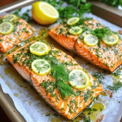 Für dieses Rezept brauchen Sie einige einfache, frische Zutaten. Hier ist die Liste: - 4 Lachsfilets (je etwa 170 Gramm) - 4 Esslöffel Olivenöl - 4 Knoblauchzehen, fein gehackt - 2 Esslöffel frische Petersilie, gehackt - 1 Esslöffel frischer Dill, gehackt - 1 Esslöffel frische Thymianblätter - 1 Zitrone, abgerieben und ausgepresst - Salz und frisch gemahlener schwarzer Pfeffer nach Geschmack Ich empfehle, frische Zutaten zu verwenden. Frische Kräuter und Lachs haben einen besseren Geschmack. Wenn Sie saisonale Kräuter nutzen, steigert das die Qualität des Gerichts. Im Frühling sind frische Kräuter wie Bärlauch und Estragon toll. Im Sommer ist Basilikum eine gute Wahl. Im Herbst und Winter sind Thymian und Rosmarin ideal. Sie bringen Wärme und Tiefe in das Gericht. Manchmal sind frische Kräuter nicht verfügbar. In diesem Fall können Sie getrocknete Kräuter verwenden. Sie sind eine gute Alternative, haben aber einen stärkeren Geschmack. Verwenden Sie etwa ein Drittel der Menge. Zum Beispiel, anstelle von 2 Esslöffeln frischer Petersilie können Sie 1 Esslöffel getrocknete Petersilie nehmen. Denken Sie daran, die Kräuter mit dem Olivenöl zu vermischen. So können sie ihren Geschmack besser entfalten. Für mehr Details und eine komplette Anleitung schauen Sie sich das [Full Recipe] an. Zuerst heizt du den Ofen auf 200°C vor. Das ist wichtig, damit der Lachs gleichmäßig gart. Nimm ein Backblech und lege es mit Backpapier aus. Das hilft, den Lachs nicht festzukleben. Jetzt kommt die spannende Mischung! In einer kleinen Schüssel vermischst du 4 Esslöffel Olivenöl mit 4 fein gehackten Knoblauchzehen. Füge 2 Esslöffel frische, gehackte Petersilie hinzu, gefolgt von 1 Esslöffel frischem Dill und 1 Esslöffel frischem Thymian. Dann reibe eine Zitrone und presse ihren Saft aus. Das gibt deinem Lachs einen frischen Geschmack. Mische alles gut und würze die Mischung mit Salz und schwarzem Pfeffer. Diese Kräuter-Mischung macht den Lachs besonders lecker. Jetzt legst du die Lachsfilets mit der Hautseite nach unten auf das Backblech. Verteile die Kräuter-Mischung gleichmäßig über jedes Filet. Achte darauf, dass jedes Stück gut bedeckt ist. Backe den Lachs für 15 bis 20 Minuten im Ofen. Die genaue Zeit hängt von der Dicke der Filets ab. Der Lachs sollte eine Innentemperatur von 62°C erreichen. Er ist perfekt, wenn er sich leicht mit einer Gabel zerteilen lässt. Um sicherzustellen, dass der Lachs gar ist, kannst du ein Küchenthermometer benutzen. Stecke es in die dickste Stelle des Filets. Wenn es 62°C zeigt, ist der Lachs bereit. Alternativ kannst du mit einer Gabel vorsichtig in das Filet stechen. Wenn es flockig aussieht und nicht mehr roh ist, ist es fertig. Lass den Lachs nach dem Backen ein paar Minuten ruhen. So bleibt er saftig und zart. Für das vollständige Rezept, schau dir den Abschnitt "Full Recipe" an. Die perfekte Garzeit für Lachs liegt zwischen 15 und 20 Minuten. Die genaue Zeit hängt von der Dicke der Filets ab. Ein dickeres Stück braucht länger. Um sicher zu sein, teste den Lachs mit einer Gabel. Wenn er sich leicht teilen lässt, ist er fertig. Die Innentemperatur sollte 62°C (145°F) erreichen. Verwende ein Fleischthermometer für beste Ergebnisse. Das Anrichten ist wichtig. Serviere den Lachs auf einem schönen Teller. Garniere ihn mit einer Zitronenscheibe und frischen Kräutern. Das sieht nicht nur gut aus, sondern bringt auch frischen Geschmack. Kombiniere den Lachs mit geröstetem Gemüse oder einem leichten Salat. So hast du ein tolles, ausgewogenes Gericht. Ein häufiger Fehler ist, den Lachs zu lange zu backen. Das macht ihn trocken. Achte auch darauf, die Kräuter gut zu verteilen. Wenn du nicht genug verwendest, fehlt der Geschmack. Zu viel Salz kann auch den Genuss mindern. Taste die Mischung vor dem Gießen ab. Wenn du diese Fehler vermeidest, wird dein Knoblauch-Kräuter-Röstlachs perfekt. Für das komplette Rezept und mehr Details, schau dir den [Full Recipe] an. {{image_4}} Für den Knoblauch-Kräuter-Röstlachs kann man unterschiedliche Lachsarten verwenden. Du kannst auch Lachs mit Haut oder ohne wählen. Wenn du einen anderen Fisch ausprobieren möchtest, nimm Forelle oder Heilbutt. Diese Fische haben einen ähnlichen Geschmack und eine gute Konsistenz. Du kannst auch die Zubereitung verändern. Probiere den Lachs auf dem Grill oder in einer Pfanne. Das gibt dem Fisch ein anderes Aroma. Ein leckeres Gericht braucht die richtigen Beilagen. Geröstetes Gemüse passt gut dazu. Du kannst Karotten, Zucchini oder Paprika verwenden. Ein frischer Salat mit Rucola und Tomaten ergänzt den Geschmack. Auch ein cremiger Kartoffelbrei ist eine tolle Wahl. Wenn du etwas mehr Farbe willst, füge Avocado oder Granatapfelkerne hinzu. Diese Beilagen machen dein Essen noch ansprechender. Die Kräuter-Mischung für den Lachs ist vielseitig. Du kannst die Kräuter nach deinem Geschmack anpassen. Probiere Basilikum oder Oregano für eine italienische Note. Für eine asiatische Variante kannst du Ingwer und Sojasauce hinzufügen. Ein Spritzer Honig oder Senf kann dem Gericht eine süße oder scharfe Note geben. So wird der Knoblauch-Kräuter-Röstlachs noch interessanter. Für das vollständige Rezept, schaue dir die [Full Recipe] an. Wenn Sie Röstlachs übrig haben, bewahren Sie ihn richtig auf. Lassen Sie den Lachs zuerst auf Raumtemperatur abkühlen. Wickeln Sie ihn dann in Frischhaltefolie oder legen Sie ihn in einen luftdichten Behälter. So bleibt der Lachs frisch. Im Kühlschrank kann er bis zu drei Tage lang halten. Stellen Sie sicher, dass der Behälter gut verschlossen ist. So vermeiden Sie, dass andere Gerüche in den Lachs eindringen. Wenn Sie den Lachs länger aufbewahren möchten, können Sie ihn einfrieren. Wickeln Sie die Lachsfilets gut in Frischhaltefolie ein. Sie können auch Gefrierbeutel nutzen. Achten Sie darauf, die Luft so gut wie möglich herauszudrücken. So bleibt der Lachs bis zu drei Monate frisch. Zum Auftauen legen Sie den Lachs einfach in den Kühlschrank. So bleibt er saftig und lecker. Die Reste von Knoblauch-Kräuter-Röstlachs sind vielseitig einsetzbar. Sie können sie in einem Salat verwenden oder auf einem Sandwich genießen. Ich empfehle, den Lachs in kleine Stücke zu schneiden und in einem Omelett zu servieren. Er passt auch gut zu Pasta oder in einer Quiche. Lassen Sie Ihrer Kreativität freien Lauf und probieren Sie neue Kombinationen. Backen Sie den Lachs für 15-20 Minuten. Die genaue Zeit hängt von der Dicke der Filets ab. Ein guter Test ist, wenn sich der Lachs leicht mit einer Gabel zerteilen lässt. Die Innentemperatur sollte 62°C (145°F) erreichen. Dann ist der Lachs perfekt gegart und saftig. Ja, Sie können frische Kräuter durch getrocknete ersetzen. Verwenden Sie etwa ein Drittel der Menge getrockneter Kräuter. Der Geschmack wird intensiver, also passen Sie die Menge an. Frische Kräuter bringen mehr Aroma, aber getrocknete sind eine gute Alternative. Lachs ist reich an Omega-3-Fettsäuren. Diese Fette fördern die Gesundheit des Herzens. Lachs enthält auch viel Eiweiß, was wichtig für den Muskelaufbau ist. Außerdem ist Lachs eine gute Quelle für Vitamine. Vitamin D unterstützt das Immunsystem und hilft, starke Knochen zu erhalten. Dieser Blogbeitrag bietet einen klaren Überblick über die Zubereitung von Knoblauch-Kräuter-Röstlachs. Wir haben wichtige Zutaten, eine einfache Anleitung, nützliche Tipps und kreative Variationen diskutiert. Frische Zutaten machen einen großen Unterschied, und ich hoffe, die Tipps helfen Ihnen, Fehler zu vermeiden. Denken Sie daran, dass auch Reste lecker sein können, wenn Sie kreativ sind. Kochen soll Spaß machen, also experimentieren Sie und genießen Sie Ihr Gericht!