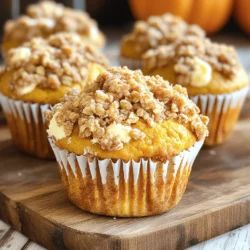 Für die perfekten Kürbis Frischkäse Streusel Muffins brauchst du einige wichtige Zutaten. Diese Zutaten geben den Muffins ihren einzigartigen Geschmack und ihre tolle Textur. Hier sind die Hauptzutaten: - 1 1/2 Tassen Allzweckmehl - 1 Tasse Kürbispüree aus der Dose - 1/2 Tasse Frischkäse, weich Das Allzweckmehl sorgt für die Basis. Das Kürbispüree bringt die nötige Feuchtigkeit und einen süßen, herbstlichen Geschmack. Der Frischkäse macht die Muffins besonders cremig und lecker. Nun kommen wir zu den Süßungsmitteln und Fetten. Diese Zutaten sind wichtig für den Geschmack und die Struktur der Muffins. Du benötigst: - 1/2 Tasse Kristallzucker - 1/4 Tasse brauner Zucker, gepackt - 1/2 Tasse Pflanzenöl Der Kristallzucker gibt die Süße, während der braune Zucker eine leicht karamellige Note hinzufügt. Das Pflanzenöl sorgt für eine zarte Konsistenz und hilft den Muffins, schön fluffig zu bleiben. Gewürze machen diese Muffins besonders aromatisch. Sie bringen die herbstlichen Aromen zum Leben. Hier sind die Gewürze und Backzutaten, die du brauchst: - 1 Teelöffel Backpulver - 1/2 Teelöffel Natron - 1/2 Teelöffel Salz - 1 Teelöffel Zimt Das Backpulver und das Natron sorgen dafür, dass die Muffins gut aufgehen. Das Salz hebt die Aromen hervor, und der Zimt bringt die warme, gemüselastige Note, die jeder liebt. Zuerst heizt du den Ofen auf 175°C vor. Das ist wichtig für gleichmäßiges Backen. Dann legst du dein Muffinblech mit Papierförmchen aus. Wenn du keine Förmchen hast, kannst du das Blech leicht einfetten. Mische in einer großen Schüssel die trockenen Zutaten: Mehl, Backpulver, Natron, Salz, Zimt, Muskatnuss und Ingwer. Rühre alles gut um, damit sich die Gewürze gleichmäßig verteilen. In einer anderen Schüssel vermischst du den weichen Frischkäse, Kristallzucker und braunen Zucker. Schlage die Mischung cremig. Füge dann das Kürbispüree, Pflanzenöl, Eier und Vanilleextrakt hinzu. Rühre alles gut durch, bis die Mischung glatt ist. Nun kombinierst du die trockenen Zutaten mit der nassen Mischung. Mische vorsichtig, bis alles gerade so vermengt ist. Es ist in Ordnung, wenn ein paar Klumpen bleiben. Du kannst auch die gehackten Nüsse hinzufügen, wenn du magst. Für das Streusel-Topping mischst du in einer kleinen Schüssel das Mehl, den braunen Zucker, geschmolzene Butter, Zimt und Haferflocken. Mische alles, bis es krümelig aussieht. Fülle jedes Muffinförmchen etwa zu zwei Dritteln mit dem Muffinteig. Streue dann die Streuselmischung gleichmäßig über jeden Muffin. Backe die Muffins im vorgeheizten Ofen für 18 bis 22 Minuten. Überprüfe mit einem Zahnstocher, ob sie fertig sind. Er sollte sauber herauskommen. Lass die Muffins etwa 5 Minuten im Blech abkühlen, bevor du sie auf ein Gittergestell legst, um vollständig abzukühlen. Um die besten Muffins zu backen, solltest du nicht übermixen. Das sorgt dafür, dass die Muffins schön luftig bleiben. Wenn du die trockenen Zutaten in die nassen mischst, mache dies vorsichtig. Ein paar Klümpchen sind okay. Diese Technik hilft, die perfekte Textur zu bewahren. Stelle sicher, dass dein Ofen gut vorgeheizt ist. Ein heißer Ofen backt die Muffins gleichmäßig. So bekommst du eine schöne goldene Farbe. Überprüfe die Muffins nach 18 Minuten mit einem Zahnstocher. Wenn er sauber herauskommt, sind sie fertig. Die Präsentation kann den Genuss erhöhen. Serviere die Muffins warm mit einem Klecks Sahne. Das macht sie besonders lecker. Du kannst auch einen einfachen Zuckerguss darüber träufeln. Das gibt den Muffins einen süßen Akzent. Rustikales Geschirr macht die Präsentation charmant. Verwende eine Holzplatte oder eine schöne Schüssel. So wirken die Muffins einladend und appetitlich. Achte darauf, die Muffins gut zu platzieren, damit sie auffallen. {{image_2}} Fügen Sie gehackte Pekannüsse oder Walnüsse hinzu. Dies gibt den Muffins einen tollen Crunch. Sie können die Nüsse leicht rösten, um den Geschmack zu intensivieren. Andere Nüsse wie Mandeln oder Haselnüsse sind ebenfalls lecker. Experimentieren Sie mit verschiedenen Nüssen, um Ihre Lieblingskombination zu finden. Wenn Sie glutenfrei kochen möchten, tauschen Sie das Allzweckmehl gegen eine glutenfreie Mehlmischung aus. Achten Sie darauf, eine Mischung zu wählen, die Xanthan oder Guarkernmehl enthält. Dies hilft, die Struktur der Muffins zu erhalten. Glutenfreie Muffins können genauso fluffig und lecker sein wie die klassischen. Seien Sie kreativ und experimentieren Sie mit anderen Aromen. Fügen Sie Schokoladenstückchen hinzu, um einen süßen Kontrast zum Kürbis zu schaffen. Auch getrocknete Früchte wie Cranberries oder Aprikosen sind eine tolle Wahl. Diese Variationen machen Ihre Muffins einzigartig und spannend. Um die Muffins frisch zu halten, lege sie in einen luftdichten Behälter. So bleiben sie weich und lecker. Du kannst sie auch in einer Papiertüte aufbewahren. Wenn du sie im Kühlschrank lagern möchtest, achte darauf, sie gut abzudecken. Muffins halten sich bei Raumtemperatur etwa drei Tage. Im Kühlschrank bleiben sie eine Woche frisch. Möchtest du die Muffins länger aufbewahren? Dann friere sie ein! Lass die Muffins zuerst vollständig abkühlen. Wickel jede Muffin einzeln in Frischhaltefolie. Lege sie dann in einen Gefrierbeutel und beschrifte diesen mit dem Datum. So weißt du, wie lange sie schon eingefroren sind. Zum Auftauen, nimm die Muffins einfach aus dem Gefrierfach und lasse sie bei Raumtemperatur auftauen. Du kannst sie auch kurz in die Mikrowelle legen, wenn du es eilig hast. Die Muffins halten bis zu fünf Tage bei Raumtemperatur. Lagern Sie sie in einem luftdichten Behälter. Sie können die Muffins auch im Kühlschrank aufbewahren. So bleiben sie frisch bis zu einer Woche. Achten Sie darauf, sie gut abzudecken, um Trockenheit zu vermeiden. Ja, frischer Kürbis ist eine gute Wahl. Er hat einen tollen Geschmack. Allerdings ist er auch aufwendiger in der Zubereitung. Sie müssen ihn zuerst kochen und pürieren. Dies kann Zeit kosten, aber der frische Geschmack lohnt sich. Bei der Verwendung von frischem Kürbis, achten Sie darauf, die Feuchtigkeit zu kontrollieren. Zu viel Wasser kann den Teig dünn machen. Ja, Sie können die Muffins vegan machen. Ersetzen Sie die Eier durch Apfelmus oder Leinsamen. Auch der Frischkäse kann durch pflanzlichen Frischkäse ersetzt werden. Verwenden Sie pflanzliches Öl statt tierischer Fette. Diese Änderungen machen die Muffins lecker und veganfreundlich. Zusammenfassend habe ich die wichtigsten Zutaten, die Herstellung und die besten Tipps für leckere Muffins besprochen. Denke daran, die Zutaten gut abzuwiegen und nicht zu übermixen. Probiere Variationen aus, um deine Muffins zu verbessern. Mit den richtigen Tipps kannst du sie frisch halten oder sogar einfrieren. Experimentiere und genieße es, in der Küche kreativ zu sein! Muffins sind einfach und machen Spaß. Werde zum Muffin-Profi und überrasche deine Freunde!
