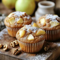 Um saftige Apple Cinnamon Muffins zu backen, brauchst du folgende Zutaten: - 1 ½ Tassen Mehl - 1 Teelöffel Backpulver - ½ Teelöffel Natron - ½ Teelöffel Salz - 1 Teelöffel Zimt - ½ Tasse ungesalzene Butter, weich - ¾ Tasse brauner Zucker, gepackt - 2 große Eier - 1 Teelöffel Vanilleextrakt - ½ Tasse Buttermilch - 1 große Apfel (Granny Smith oder Honeycrisp), geschält und gewürfelt - ½ Tasse Walnüsse oder Pekannüsse, gehackt (optional) - 2 Esslöffel Zucker (für das Topping) Buttermilch ist eine wichtige Zutat. Sie gibt den Muffins eine schöne, feuchte Konsistenz. Sie hilft auch, die Muffins aufzugehen. Du kannst Buttermilch leicht selbst machen. Mische einfach ½ Tasse Milch mit 1 Esslöffel Zitronensaft oder Essig. Lass es 5 Minuten stehen. So bekommst du einen ähnlichen Effekt. Wenn du gesündere Alternativen suchst, gibt es viele Möglichkeiten: - Verwende Vollkornmehl statt Weißmehl. Das macht die Muffins nahrhafter. - Du kannst den braunen Zucker durch Honig oder Ahornsirup ersetzen. Das gibt einen tollen Geschmack. - Statt Butter kannst du auch ungesüßtes Apfelmus verwenden. Es macht die Muffins fettärmer und süß. Diese Optionen helfen dir, die Muffins an deine Vorlieben anzupassen. Probiere sie aus und finde deine Lieblingsversion! Beginne damit, deinen Ofen auf 175°C vorzuheizen. Das ist die perfekte Temperatur für saftige Muffins. Lege dann ein Muffinblech mit Papierförmchen aus oder fette es leicht ein. So kleben die Muffins nicht fest. Es ist wichtig, alles bereit zu haben, bevor du anfängst zu backen. Das macht den Prozess einfacher und schneller. In einer mittelgroßen Schüssel mische das Mehl, das Backpulver, das Natron, das Salz und den Zimt. Das sorgt für einen guten Geschmack. In einer großen Schüssel schlage die weiche Butter und den braunen Zucker mit einem Handmixer. Mixe es 3-4 Minuten lang, bis die Mischung hell und luftig ist. Füge die Eier nacheinander hinzu und rühre gut um. Danach kommt der Vanilleextrakt. Jetzt ist es Zeit, die trockenen Zutaten hinzuzufügen. Mische die trockenen Zutaten abwechselnd mit der Buttermilch. Beginne und ende mit den trockenen Zutaten. Rühre nur so lange, bis alles gut vermischt ist. Jetzt falte vorsichtig die gewürfelten Äpfel und die Nüsse in den Teig. Achte darauf, nicht zu viel zu rühren. Teile den Teig gleichmäßig auf die Muffinförmchen auf, sodass sie etwa zu zwei Dritteln gefüllt sind. Streue etwas Zucker auf die Oberseite der Muffins, um einen knusprigen Belag zu bekommen. Backe die Muffins für 18-20 Minuten. Du kannst testen, ob sie fertig sind, indem du einen Zahnstocher in die Mitte steckst. Wenn er sauber herauskommt, sind die Muffins bereit. Lass sie 5 Minuten im Blech abkühlen, bevor du sie auf ein Gitter legst. Beim Messen ist es wichtig, genau zu sein. Verwende einen Messbecher für trockene Zutaten und einen für flüssige. Fülle die Tasse mit Mehl und klopfe leicht darauf, um Luft zu entfernen. So hast du die richtige Menge. Beim Mischen solltest du sanft vorgehen. Vermeide starkes Rühren, besonders wenn du die Äpfel hinzufügst. Das hilft, die Muffins zart und fluffig zu halten. Wenn du diese Schritte befolgst, werden deine Muffins lecker und saftig. Ein häufiger Fehler ist das Übermischen des Teigs. Mische nur, bis die Zutaten zusammenkommen. Ein anderer Fehler ist das falsche Messen der Zutaten. Verwende eine Küchenwaage für genaue Mengen. Achte darauf, die Äpfel nicht zu klein zu schneiden, damit sie beim Backen nicht zerfallen. Zu hohe Backtemperaturen können die Muffins austrocknen. Halte die Temperatur bei 175°C, um sie saftig zu halten. Um die Muffins noch besser zu machen, füge Zimt oder Muskatnuss hinzu. Diese Gewürze geben den Muffins mehr Geschmack. Du kannst auch verschiedene Äpfel ausprobieren. Honeycrisp sind süß, während Granny Smith eine schöne Säure hat. Wenn du es noch fruchtiger magst, füge eine Handvoll Rosinen oder Cranberries hinzu. Nüsse wie Walnüsse oder Pekannüsse geben einen tollen Crunch. Serviere die Muffins warm für das beste Geschmackserlebnis. Eine Prise Puderzucker oben drauf verleiht ihnen ein schönes Aussehen. Du kannst auch einen Klecks Schlagsahne danebenlegen. Platziere die Muffins auf einem rustikalen Holzbrett. Das sieht charmant aus und zieht die Blicke an. Ein kleiner Obstteller daneben rundet die Präsentation ab und zeigt, dass du kreativ bist. {{image_2}} Wenn Sie glutenfreie Muffins backen möchten, gibt es viele gute Alternativen. Verwenden Sie glutenfreies Mehl, wie Mandelmehl oder eine Mischung aus glutenfreien Mehlen. Achten Sie darauf, auch andere Zutaten zu überprüfen. Backpulver und Backnatron sind oft glutenfrei. Für eine vegane Version der Muffins ersetzen Sie die Eier durch Apfelmus oder Leinsamen. Nutzen Sie pflanzliche Butter oder Kokosöl anstelle von ungesalzener Butter. Für die Buttermilch können Sie Pflanzenmilch verwenden, gemischt mit etwas Zitronensaft oder Essig. Diese Optionen sorgen für einen leckeren Geschmack. Sie können die Äpfel durch andere Früchte ersetzen. Birnen, Pflaumen oder sogar Beeren passen gut zu diesem Rezept. Experimentieren Sie mit verschiedenen Nüssen oder sogar Schokoladenstückchen für zusätzlichen Geschmack. Jede Variation bringt neue Aromen in Ihre Muffins. Um die Muffins frisch zu halten, lege sie in einen luftdichten Behälter. Sie bleiben so für bis zu drei Tage saftig. Du kannst sie auch in einen Gefrierbeutel packen, wenn du sie länger aufbewahren möchtest. Achte darauf, die Luft herauszudrücken, bevor du den Beutel schließt. So vermeidest du das Austrocknen. Falls du die Muffins einfrieren möchtest, lass sie zuerst ganz abkühlen. Lege sie dann in eine Gefrierbox oder umwickle sie gut mit Frischhaltefolie. Gefrorene Muffins bleiben bis zu drei Monate gut. Zum Wiedererwärmen kannst du sie im Ofen bei 180°C für etwa 10 Minuten aufwärmen. Alternativ kannst du sie auch in der Mikrowelle für 20 bis 30 Sekunden aufwärmen. Die Muffins schmecken am besten frisch, aber sie sind auch nach ein paar Tagen noch gut. Achte darauf, dass sie nicht schimmeln. Wenn du die Muffins kühl und trocken lagerst, bleiben sie länger frisch. Wenn du einen trockenen Muffin hast, kannst du ihn mit ein wenig Butter bestreichen oder kurz in die Mikrowelle legen. So wird er wieder weich und lecker. Um die Muffins saftiger zu machen, verwenden Sie reife Äpfel. Äpfel wie Granny Smith oder Honeycrisp sind ideal. Diese Sorten geben Feuchtigkeit ab, wenn sie backen. Auch die Buttermilch hilft, die Muffins weich zu halten. Eine weitere Möglichkeit ist, etwas mehr Butter oder Öl hinzuzufügen. Achten Sie darauf, die Muffins nicht zu lange zu backen. Überbackene Muffins können trocken werden. Ja, Sie können verschiedene Nüsse oder Früchte hinzufügen. Walnüsse oder Pekannüsse passen gut zu den Muffins. Wenn Sie keine Nüsse mögen, können Sie sie einfach weglassen. Für Früchte sind Heidelbeeren oder Birnen lecker. Diese Optionen bringen neue Aromen. Mischen Sie die Zutaten vorsichtig, damit der Teig nicht zu fest wird. Experimentieren Sie mit Ihren Lieblingszutaten! Die Muffins halten sich bei Raumtemperatur etwa drei Tage. Lagern Sie sie in einem luftdichten Behälter. So bleibt die Frische erhalten. Wenn Sie die Muffins länger aufbewahren wollen, können Sie sie einfrieren. In einem Gefrierbeutel halten sie bis zu drei Monate. Lassen Sie sie vor dem Essen einfach auftauen. So genießen Sie die Muffins auch später noch frisch! Zusammengefasst haben wir die wichtigsten Zutaten, Schritte und Tipps für Muffins besprochen. Wir schauten uns gesunde Alternativen, häufige Fehler und verschiedene Variationen an. Muffins sind vielseitig und anpassbar. Experimentiere mit Zutaten und finde deine Lieblingskombinationen. Denke auch an die richtige Lagerung, um die Frische zu bewahren. Mit diesen Informationen kannst du perfekt gebackene Muffins zubereiten. Viel Spaß beim Backen!