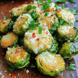 Für dieses köstliche Gericht benötigst du folgende Hauptzutaten: - 450 g Rosenkohl, geputzt und halbiert - 3 Esslöffel Olivenöl - 4 Knoblauchzehen, fein gehackt - 120 g geriebener Parmesan Diese Zutaten bilden die Basis für den Geschmack und die Textur der Rosenkohl. Zusätzlich zu den Hauptzutaten sind hier die Gewürze und anderen Zutaten: - 1 Teelöffel Knoblauchpulver - 1/2 Teelöffel rote Pfefferflocken (optional für etwas Schärfe) - Salz und Pfeffer nach Geschmack - Frische Petersilie, gehackt (zum Garnieren) Diese Gewürze heben den Geschmack der Rosenkohl hervor und geben dir die Möglichkeit, das Gericht nach deinem Geschmack anzupassen. Wenn du frischen Rosenkohl kaufen möchtest, achte auf: - Festigkeit: Der Rosenkohl sollte fest und nicht matschig sein. - Farbe: Wähle Rosenkohl mit einer tiefgrünen Farbe ohne gelbe oder braune Blätter. - Größe: Kleinere Rosenkohl sind oft zarter und geschmackvoller. Frischer Rosenkohl sorgt für den besten Geschmack und die beste Textur in deinem Gericht. Zuerst bereiten wir die Zutaten vor. Du benötigst 450 g frischen Rosenkohl. Putze die Rosenkohl und halbiere sie. Nimm dann 3 Esslöffel Olivenöl. Hacke 4 Knoblauchzehen fein. Du brauchst auch 120 g geriebenen Parmesan. Füge 1 Teelöffel Knoblauchpulver hinzu. Wenn du es scharf magst, nimm 1/2 Teelöffel rote Pfefferflocken. Vergiss nicht, Salz und Pfeffer nach Geschmack hinzuzufügen. Heize deinen Ofen auf 200°C vor. In einer großen Schüssel vermische die halbierten Rosenkohl mit Olivenöl, dem gehackten Knoblauch, dem Knoblauchpulver, Salz und Pfeffer. Mische alles gut, bis die Rosenkohl gleichmäßig bedeckt sind. Lege die Rosenkohlhälften in einer einzigen Schicht auf ein Backblech. Röste sie im Ofen für etwa 20 Minuten. Rühre sie nach 10 Minuten um, damit sie gleichmäßig bräunen. Nehme das Backblech aus dem Ofen und streue den Parmesan über die heißen Rosenkohlhälften. Stelle das Blech für weitere 5 Minuten in den Ofen. Der Käse sollte geschmolzen und blubbernd sein. Wenn du magst, streue die roten Pfefferflocken und frische Petersilie darüber. Serviere die Knoblauch Parmesan Rosenkohl heiß. Das Gericht sieht toll aus und schmeckt köstlich! Um perfekte Röstergebnisse zu erzielen, achte auf die Größe der Rosenkohlhälften. Halbiere sie gleichmäßig. Dadurch garen sie gleichmäßiger. Verwende ausreichend Olivenöl, um sie knusprig zu machen. Achte darauf, dass die Rosenkohlhälften in einer einzigen Schicht liegen. Wenn sie übereinander liegen, garen sie nicht gut. Wende sie nach 10 Minuten im Ofen, damit sie gleichmäßig bräunen. Parmesan ist ein harter Käse mit starkem Geschmack. Er verleiht den Knoblauch Parmesan Rosenkohl eine besondere Note. Frisch geriebener Parmesan schmilzt besser als abgepackter. Er ist auch geschmacklich intensiver. Wenn du hochwertigen Parmesan wählst, bekommst du das beste Ergebnis. Achte darauf, dass er aus Kuhmilch hergestellt ist. Das verleiht deinem Gericht eine authentische italienische Note. Ein häufiger Fehler ist das Überbacken des Käses. Wenn der Parmesan zu lange im Ofen bleibt, wird er zäh. Nimm das Blech rechtzeitig heraus, wenn der Käse blubbert. Ein weiterer Fehler ist das Vernachlässigen von Gewürzen. Salz und Pfeffer sind wichtig für den Geschmack. Probiere auch die roten Pfefferflocken aus, um einen kleinen Kick zu bekommen. Verliere nicht den Überblick über die Backzeit, um die perfekte Textur zu erreichen. {{image_4}} Um Knoblauch Parmesan Rosenkohl noch leckerer zu machen, können Sie einige Zutaten hinzufügen. Ich liebe es, gebratene Speckstücke zu verwenden. Der Speck gibt einen tollen, rauchigen Geschmack. Auch geröstete Nüsse wie Mandeln oder Walnüsse sind eine gute Wahl. Sie fügen Crunch und Nussigkeit hinzu. Für mehr Frische können Sie auch Zitronensaft oder Zitronenschale hinzufügen. Das bringt eine schöne Säure ins Gericht. Wenn Sie eine vegane Option suchen, gibt es tolle Alternativen. Statt Parmesan können Sie Hefeflocken verwenden. Sie geben einen käsigen Geschmack ohne Tierprodukte. Auch vegane Käsesorten sind eine gute Wahl. Achten Sie darauf, dass sie gut schmelzen. Diese Optionen machen das Gericht ebenso lecker und ganz ohne tierische Produkte. Die Aromen können Sie leicht anpassen. Versuchen Sie, statt Parmesan Feta oder Gouda zu verwenden. Diese Käsesorten bringen neue Geschmäcker. Für einen schärferen Kick können Sie auch einen würzigen Käse wählen. Wenn Sie es milder mögen, verwenden Sie Mozzarella. Experimentieren Sie mit verschiedenen Käsen, um Ihren perfekten Rosenkohl zu finden! Wenn Sie Knoblauch Parmesan Rosenkohl übrig haben, lagern Sie ihn im Kühlschrank. Packen Sie die Reste in einen luftdichten Behälter. So bleibt der Geschmack frisch. Die Reste sind bis zu drei Tage haltbar. Vor dem Essen können Sie die Reste kurz aufwärmen. Einfrieren ist eine gute Option für längere Lagerung. Stellen Sie sicher, dass der Rosenkohl vollständig abgekühlt ist. Legen Sie ihn in einen gefrierfreundlichen Beutel oder Behälter. So können Sie ihn bis zu drei Monate aufbewahren. Zum Auftauen lassen Sie ihn am besten über Nacht im Kühlschrank. Vermeiden Sie das Auftauen in der Mikrowelle, um die Textur zu erhalten. Um die Reste wieder warm zu machen, gibt es einige einfache Optionen. Sie können die Reste in einer Pfanne erhitzen. Fügen Sie etwas Olivenöl oder Butter hinzu, um sie knusprig zu machen. Alternativ können Sie sie im Ofen bei 180°C für etwa 10 Minuten backen. So wird der Käse wieder schön schmelzig. Achten Sie darauf, die Reste nicht zu lange zu erhitzen, damit sie nicht matschig werden. Die Zubereitung dauert insgesamt etwa 30 Minuten. In zehn Minuten bereiten Sie die Zutaten vor. Das Rösten der Rosenkohl dauert 25 Minuten. Sie können in der Zeit alles gut vorbereiten. So ist das Gericht schnell bereit für den Tisch. Ja, Sie können andere Gemüsesorten hinzufügen! Möhren und Blumenkohl passen gut dazu. Schneiden Sie sie in kleine Stücke. Achten Sie darauf, dass die Garzeit ähnlich ist. So werden alle Gemüse gleichmäßig gar. Experimentieren Sie mit verschiedenen Sorten für neue Aromen! Ja, Knoblauch Parmesan Rosenkohl ist gesund! Rosenkohl ist reich an Vitaminen und Ballaststoffen. Er unterstützt die Verdauung und stärkt das Immunsystem. Der Parmesan liefert Protein und Kalzium. Verwenden Sie weniger Öl, um das Gericht leichter zu machen. So bleibt es ein köstlicher und gesunder Genuss! Knoblauch Parmesan Rosenkohl ist einfach zuzubereiten und voller Geschmack. Wir haben die wichtigen Zutaten, Zubereitung und Tipps behandelt. Ich hoffe, die Anleitungen helfen dir, leckere Ergebnisse zu erzielen. Denke daran, frischen Rosenkohl zu wählen und beim Rösten sorgfältig zu sein. Du kannst auch Variationen ausprobieren, um das Rezept zu personalisieren. Egal, ob du das Gericht gleich servierst oder aufbewahrst, es wird sicher gut schmecken. Dein Kocherlebnis wird sich verbessern, und du wirst Freunde und Familie beeindrucken. Viel Spaß beim Kochen!