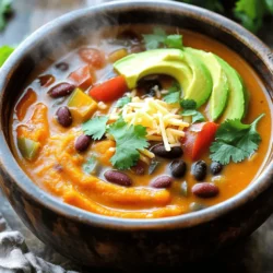 Für mein Crockpot-Pumpkin-Chili nutze ich frische und nahrhafte Zutaten. Hier ist die Liste: - 1 Dose (15 oz) Kürbispüree - 1 Dose (15 oz) schwarze Bohnen, abgetropft und gespült - 1 Dose (15 oz) Kidneybohnen, abgetropft und gespült - 1 Dose (15 oz) gewürfelte Tomaten mit grünen Chilis - 1 kleine Zwiebel, gehackt - 2 Knoblauchzehen, gehackt - 1 Paprika (jede Farbe), gewürfelt - 2 Tassen Gemüsebrühe - 1 Tasse Maiskörner (gefroren oder frisch) Diese Zutaten geben dem Chili eine tolle Basis. Das Kürbispüree fügt eine süße Note hinzu und macht es cremig. Die Gewürze machen das Chili wirklich besonders. Hier sind die Gewürze, die ich verwende: - 2 Esslöffel Chili-Pulver - 1 Teelöffel gemahlener Kreuzkümmel - 1 Teelöffel geräuchertes Paprikapulver - Salz und Pfeffer nach Geschmack Diese Gewürze sorgen für einen tiefen und reichen Geschmack. Der Kreuzkümmel bringt Erdtöne, während das geräucherte Paprikapulver einen Hauch von Rauch hinzufügt. Um das Chili zu verfeinern, füge ich gerne Toppings hinzu. Hier sind einige gute Optionen: - Gehackter Koriander - Avocadoscheiben - Geriebener Käse - Sauerrahm Diese Toppings geben dem Chili Textur und zusätzliche Frische. Du kannst sie nach Belieben kombinieren. Zuerst sammeln wir die Zutaten. Du brauchst: - 1 Dose (15 oz) Kürbispüree - 1 Dose (15 oz) schwarze Bohnen, abgetropft und gespült - 1 Dose (15 oz) Kidneybohnen, abgetropft und gespült - 1 Dose (15 oz) gewürfelte Tomaten mit grünen Chilis - 1 kleine Zwiebel, gehackt - 2 Knoblauchzehen, gehackt - 1 Paprika (jede Farbe), gewürfelt - 2 Tassen Gemüsebrühe - 2 Esslöffel Chili-Pulver - 1 Teelöffel Kreuzkümmel - 1 Teelöffel geräuchertes Paprika - Salz und Pfeffer nach Geschmack - 1 Tasse Maiskörner (gefroren oder frisch) Diese Zutaten geben dem Chili eine tolle Mischung aus Aromen und Texturen. Jetzt kommt der spaßige Teil. Nimm deinen Crockpot und lege alle vorbereiteten Zutaten hinein. - Füge das Kürbispüree, die Bohnen, die gewürfelten Tomaten, die Zwiebel, den Knoblauch und die Paprika hinzu. - Gieße die Gemüsebrühe darüber und rühre alles gut um. Stelle sicher, dass sich alles gut vermischt. Jetzt wird es würzig! - Füge das Chili-Pulver, den Kreuzkümmel, das geräucherte Paprika, Salz und Pfeffer hinzu. - Rühre erneut um, damit die Gewürze gleichmäßig verteilt sind. Schließe den Deckel des Crockpots. - Koche das Chili auf niedriger Stufe für 6-8 Stunden oder auf hoher Stufe für 3-4 Stunden. Die Aromen verschmelzen und die Gemüse werden zart. - Etwa 30 Minuten vor dem Servieren, füge die Maiskörner hinzu und rühre sie ein. Probiere das Chili vor dem Servieren. Wenn es zu dick ist, kannst du mehr Gemüsebrühe hinzufügen. Serviere das Chili heiß mit deinen bevorzugten Toppings. Wenn dein Chili zu dick ist, füge mehr Gemüsebrühe hinzu. Das hilft, die dicke Masse zu lockern. Du kannst die Brühe nach Bedarf hinzufügen, bis die Konsistenz stimmt. Wenn das Chili zu dünn ist, lasse es länger kochen. So kann die Flüssigkeit verdampfen und die Aromen konzentrieren sich. Überprüfe nach ein paar Stunden, ob die Dicke deinen Wünschen entspricht. Du kannst die Gewürze anpassen, um den Geschmack zu variieren. Wenn du es schärfer magst, füge mehr Chili-Pulver oder frische Chilis hinzu. Für einen rauchigen Geschmack kannst du mehr geräuchertes Paprikapulver verwenden. Experimentiere mit anderen Gewürzen wie Oregano oder Kreuzkümmel. Das macht dein Chili einzigartig und besonders. Probiere auch, verschiedene Bohnen oder Gemüse zu verwenden. Das gibt dir viele neue Geschmäcker. Frische Zutaten machen dein Chili noch besser. Verwende frische Paprika, Zwiebeln und Knoblauch, wenn möglich. Die Aromen sind lebendiger und intensiver. Wenn du frischen Kürbis hast, kannst du ihn anstelle von Kürbispüree verwenden. Schneide ihn klein und koche ihn gut in der Brühe. Frischer Mais ist auch eine tolle Ergänzung. Er verleiht dem Chili eine süße Note und eine schöne Textur. {{image_2}} Wenn du vegane Optionen suchst, ist dieses Chili perfekt. Du kannst die Brühe nutzen, um den Geschmack zu verstärken. Verwende auch pflanzliche Toppings. Zum Beispiel, statt Käse kannst du Cashew-Creme verwenden. Das gibt eine tolle cremige Note. Bohnen sind der Schlüssel zu jedem Chili. Du kannst schwarze Bohnen, Kidneybohnen oder sogar weiße Bohnen verwenden. Jede Bohne bringt ihren eigenen Geschmack mit. Misch einfach, was du magst. Das macht dein Chili noch spannender und leckerer. Füge mehr Gemüse hinzu, um das Chili noch bunter zu machen. Karotten, Zucchini oder Sellerie passen gut. Diese Gemüsesorten sind einfach zu schneiden und bringen einen süßen Geschmack. Du kannst auch Spinat oder Grünkohl für mehr Nährstoffe verwenden. Achte darauf, sie etwa 30 Minuten vor dem Servieren hinzuzufügen. So bleiben sie frisch und knackig. Wenn du den Chili nicht sofort isst, kühl ihn schnell ab. Fülle ihn in einen luftdichten Behälter. So bleibt der Chili frisch. Er hält sich im Kühlschrank bis zu fünf Tage. Achte darauf, die Temperatur deines Kühlschranks bei etwa 4 °C zu halten. Möchtest du den Chili länger aufbewahren? Dann friere ihn ein! Fülle den Chili in gefriergeeignete Behälter oder Beutel. Lass etwas Platz, damit er sich ausdehnen kann. So bleibt der Chili bis zu drei Monate haltbar. Beschrifte die Behälter mit dem Datum, damit du den Überblick behältst. Um den Chili wieder zu erwärmen, nimm ihn aus dem Kühlschrank oder Gefrierschrank. Wenn er gefroren ist, lasse ihn zuerst im Kühlschrank auftauen. Erhitze den Chili dann in einem Topf oder in der Mikrowelle. Rühre ihn gut um, damit er gleichmäßig warm wird. Füge bei Bedarf etwas Gemüsebrühe hinzu, um die Konsistenz zu verbessern. So bleibt er lecker und cremig! Ja, du kannst andere Gemüsesorten hinzufügen. Zucchini, Karotten oder Sellerie passen gut. Diese Gemüsesorten bringen einen neuen Geschmack. Sie fügen auch mehr Nährstoffe hinzu. Schneide sie einfach klein und füge sie zum Crockpot hinzu. Achte darauf, dass die Kochzeit gleich bleibt. Ja, dieses Rezept ist glutenfrei. Alle Zutaten sind frei von Gluten. Verwende sicherheitshalber glutenfreie Brühe. So kannst du sicher sein, dass dein Chili für alle geeignet ist. Lies die Etiketten der Dosen. Das schützt dich vor verstecktem Gluten. Du kannst die Schärfe ganz einfach anpassen. Füge mehr oder weniger Chili-Pulver hinzu. Wenn du es milder magst, nimm weniger. Für mehr Schärfe, füge frische Chilis oder Cayennepfeffer hinzu. Trockene Gewürze sind ebenfalls eine gute Option. Probiere es nach dem Kochen. So kannst du die perfekte Schärfe für deinen Geschmack finden. Crockpot-Pumpkin-Chili ist einfach und lecker. Wir haben die Hauptzutaten, Gewürze und Toppings besprochen. Ich zeige dir auch, wie du die Zutaten gut vorbereitest und im Crockpot kochst. Unsere Tipps helfen bei der Konsistenz und der Anpassung des Geschmacks. Du kannst auch vegane Varianten und verschiedene Bohnensorten ausprobieren. Achte darauf, das Chili richtig zu lagern und aufzuwärmen. Mit diesen Informationen kannst du ein großartiges Chili zubereiten. Viel Spaß beim Kochen!