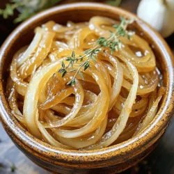 Um perfekte karamellisierte Zwiebeln zu machen, brauchst du: - 4 große gelbe Zwiebeln, dünn geschnitten - 2 Esslöffel ungesalzene Butter - 1 Esslöffel Olivenöl - 1 Teelöffel Salz - 1 Teelöffel Zucker Diese Zutaten sind wichtig, um die Zwiebeln süß und goldbraun zu machen. Die Butter und das Olivenöl helfen beim Braten und geben Geschmack. Das Salz und der Zucker ziehen die Feuchtigkeit aus den Zwiebeln, was die Karamellisierung verbessert. Einige Zutaten können den Geschmack noch weiter steigern: - 1 Esslöffel Balsamico-Essig (optional) - Frische Thymianzweige (für die Garnitur) Der Balsamico-Essig fügt eine tiefere Note hinzu. Thymian bringt frische Aromen und sieht schön aus. Du kannst auch andere Kräuter verwenden, wenn du magst. Die Wahl der richtigen Zwiebeln ist entscheidend. Hier sind einige Tipps: - Gelbe Zwiebeln: Diese sind am besten für Karamellisierung. Sie haben einen süßen Geschmack. - Vermeide rote Zwiebeln: Sie sind oft nicht süß genug. - Frische Zwiebeln: Achte auf festes, glattes Äußeres. Vermeide weiche oder fleckige Zwiebeln. Die richtige Zwiebel macht den Unterschied. Sie sorgt dafür, dass deine Zwiebeln perfekt karamellisiert und lecker werden. Beginne mit den Zwiebeln. Nimm vier große gelbe Zwiebeln und schneide sie dünn. Achte darauf, dass die Scheiben gleichmäßig sind. So garen sie gleichmäßig und karamellisieren schön. Lege die geschnittenen Zwiebeln in deinen Slow Cooker. Füge nun zwei Esslöffel ungesalzene Butter und einen Esslöffel Olivenöl zu den Zwiebeln hinzu. Die Butter gibt Geschmack, während das Öl hilft, die Zwiebeln schön weich zu machen. Streue einen Teelöffel Salz und einen Teelöffel Zucker über die Zwiebeln. Das Salz zieht die Feuchtigkeit heraus und der Zucker fördert die Karamellisierung. Wenn du magst, kannst du auch einen Esslöffel Balsamico-Essig hinzufügen. Dieser gibt den Zwiebeln einen tiefen, reichen Geschmack. Setze den Deckel auf den Slow Cooker und stelle ihn auf niedrige Hitze. Lass die Zwiebeln für acht Stunden garen. Du kannst sie gelegentlich umrühren, aber es ist nicht notwendig. Nach acht Stunden schaue dir die Zwiebeln an. Sie sollten goldbraun und süßlich duftend sein. Wenn sie noch nicht ganz karamellisiert sind, koche sie für eine weitere Stunde. Überprüfe sie regelmäßig, damit sie nicht anbrennen. Sobald sie perfekt sind, nimm die Zwiebeln aus dem Slow Cooker und lasse sie kurz abkühlen. Du kannst sie dann in einer Schüssel servieren und mit frischen Thymianzweigen garnieren. Diese Zwiebeln sind ein toller Zusatz zu vielen Gerichten! Um die perfekte Karamellisierung zu erreichen, ist Geduld der Schlüssel. Beginne mit frischen, dünn geschnittenen Zwiebeln. Die langsame Hitze lässt die Zwiebeln weich werden. Sie verlieren ihr Wasser und werden süß. Achte darauf, dass du die Zwiebeln gleichmäßig im Slow Cooker verteilst. Wenn du sie gut schichtest, karamellisieren sie gleichmäßiger. Rühre gelegentlich um. So bekommst du eine gleichmäßige Bräunung. Butter und Olivenöl bringen unterschiedliche Aromen. Butter gibt einen reichen, cremigen Geschmack. Olivenöl hat einen fruchtigen, nussigen Touch. Ich empfehle eine Mischung aus beiden. So bekommst du das Beste aus beiden Welten. Die Kombination hilft, die Zwiebeln perfekt zu karamellisieren. Ein häufiger Fehler ist, die Zwiebeln zu früh zu öffnen. Lass den Deckel des Slow Cookers geschlossen, um die Hitze zu halten. Ein anderer Fehler ist, zu viel Hitze zu verwenden. Karamellisierung braucht Zeit. Wenn du die Zwiebeln zu schnell kochst, können sie anbrennen. Achte auch darauf, nicht zu wenig Salz zu verwenden. Salz zieht Feuchtigkeit heraus und hilft beim Karamellisieren. {{image_2}} Du kannst das Rezept für karamellisierte Zwiebeln leicht anpassen. Das Hinzufügen von Gewürzen macht sie aufregender. Probiere Kümmel oder Paprika für einen neuen Geschmack. Frische Kräuter wie Rosmarin oder Oregano geben ein schönes Aroma. Diese Gewürze ergänzen die Süße der Zwiebeln. Du kannst auch etwas Knoblauch hinzufügen. Lass ihn einfach die letzten zwei Stunden mitkochen. Das macht die Zwiebeln noch schmackhafter. Die Art der Zwiebeln beeinflusst den Geschmack. Gelbe Zwiebeln sind am besten für Karamellisierung. Sie sind süß und weich. Rote Zwiebeln geben eine schöne Farbe und milden Geschmack. Wenn du eine schärfere Note magst, nimm weiße Zwiebeln. Diese sind oft knackiger. Du kannst auch eine Mischung aus verschiedenen Zwiebeln verwenden. Das sorgt für einen komplexeren Geschmack. Wenn du eine spezielle Diät hast, gibt es viele Optionen. Um das Rezept vegan zu machen, ersetze die Butter durch pflanzliches Öl oder Margarine. Das verändert den Geschmack nicht stark. Für eine salzarme Version verwende weniger Salz oder eine salzfreie Gewürzmischung. Du kannst auch den Zucker weglassen, wenn du den Zuckerkonsum reduzieren möchtest. Die Zwiebeln karamellisieren trotzdem gut. Karamellisierte Zwiebeln sind lecker und vielseitig. Du kannst sie gut aufbewahren. Lass die Zwiebeln zuerst abkühlen. Sobald sie kühl sind, fülle sie in einen luftdichten Behälter. So bleiben sie frisch und aromatisch. Im Kühlschrank halten sie sich bis zu einer Woche. Achte darauf, dass der Behälter gut verschlossen ist. Das schützt vor Gerüchen von anderen Lebensmitteln. Wenn du mehr Zwiebeln hast, kannst du sie einfrieren. Teile die Zwiebeln in Portionen auf. Fülle jede Portion in einen Gefrierbeutel. Drücke die Luft heraus, bevor du sie verschließt. So bleibt der Geschmack erhalten. Gefrorene Zwiebeln sind bis zu drei Monate haltbar. Wenn du sie brauchst, lass sie einfach im Kühlschrank auftauen. Du kannst sie direkt aus dem Gefrierfach auch in warme Gerichte geben. Karamellisierte Zwiebeln sind ein echter Geheimtipp in vielen Rezepten. Du kannst sie auf Sandwiches oder Burgern verwenden. Sie passen gut zu Steak oder in einer Quiche. Auch in Salaten bringen sie einen tollen Geschmack. Experimentiere mit verschiedenen Gerichten! Jede Verwendung macht dein Essen noch besser. Karamellisierte Zwiebeln brauchen im Slow Cooker etwa acht Stunden. Dies gibt den Zwiebeln genug Zeit, um weich und süß zu werden. Du kannst sie auch länger lassen, wenn du eine tiefere Farbe und mehr Geschmack willst. Überprüfe sie nach acht Stunden. Wenn sie noch nicht goldbraun sind, koche sie eine weitere Stunde. Ja, du kannst karamellisierte Zwiebeln im Voraus zubereiten. Sie halten sich gut im Kühlschrank für bis zu fünf Tage. Das ist perfekt, wenn du sie für eine Party oder eine Woche im Voraus brauchst. Du kannst sie auch einfrieren. So hast du immer eine leckere Zutat zur Hand. Karamellisierte Zwiebeln sind vielseitig. Du kannst sie auf viele Arten verwenden: - Auf Toast: Sie sind ein köstlicher Belag für geröstetes Brot. - In Burgern: Sie geben jedem Burger mehr Geschmack. - Für Salate: Sie machen jeden Salat interessanter. - In Pasta: Mische sie in deine Lieblingspasta für zusätzliche Tiefe. - Als Beilage: Serviere sie zu Fleischgerichten wie Steak oder Hähnchen. Die Möglichkeiten sind endlos! Karamellisierte Zwiebeln bereichern viele Gerichte. Wir haben die besten Zutaten und Tipps geteilt. Wähle die richtigen Zwiebeln für den besten Geschmack. Kochen im Slow Cooker macht das einfach. Folge unseren Schritten, um perfekte Zwiebeln zu erzielen. Denke an Variationen für deine Rezepte. Bewahre die Zwiebeln richtig auf, um ihre Frische zu erhalten. Komme mit deiner Kreativität bei der Verwendung der Reste auf neue Ideen. Karamellisierte Zwiebeln sind vielseitig und lecker. Genieße das Kochen und die Ergebnisse!